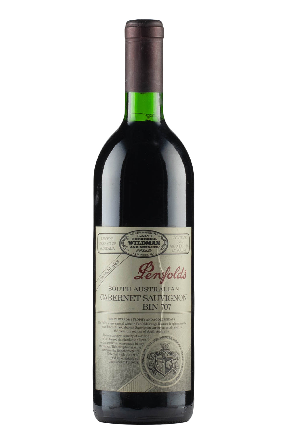 Penfolds Bin 707 1988