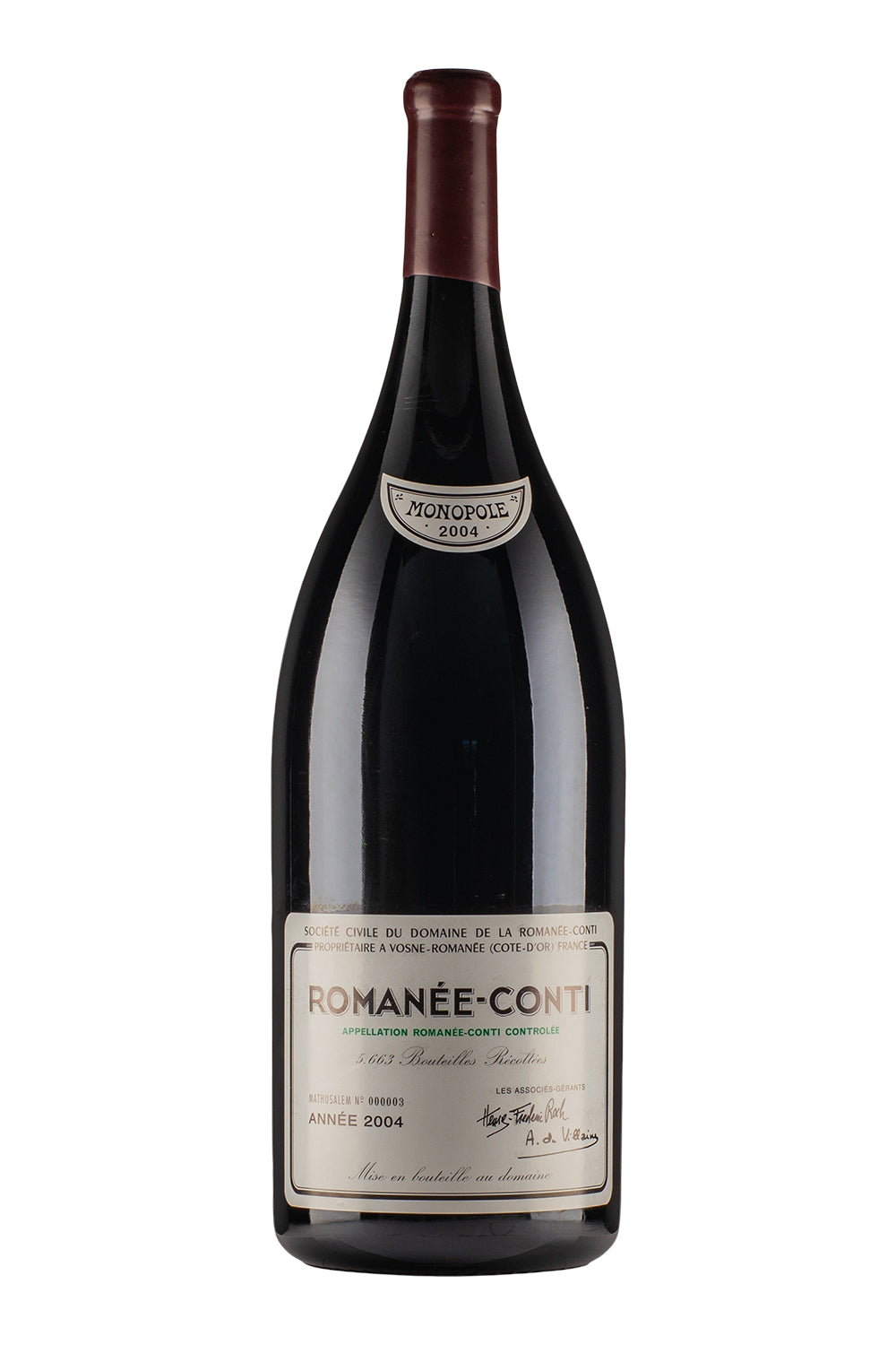 Romanee Conti DRC 600cl 2004