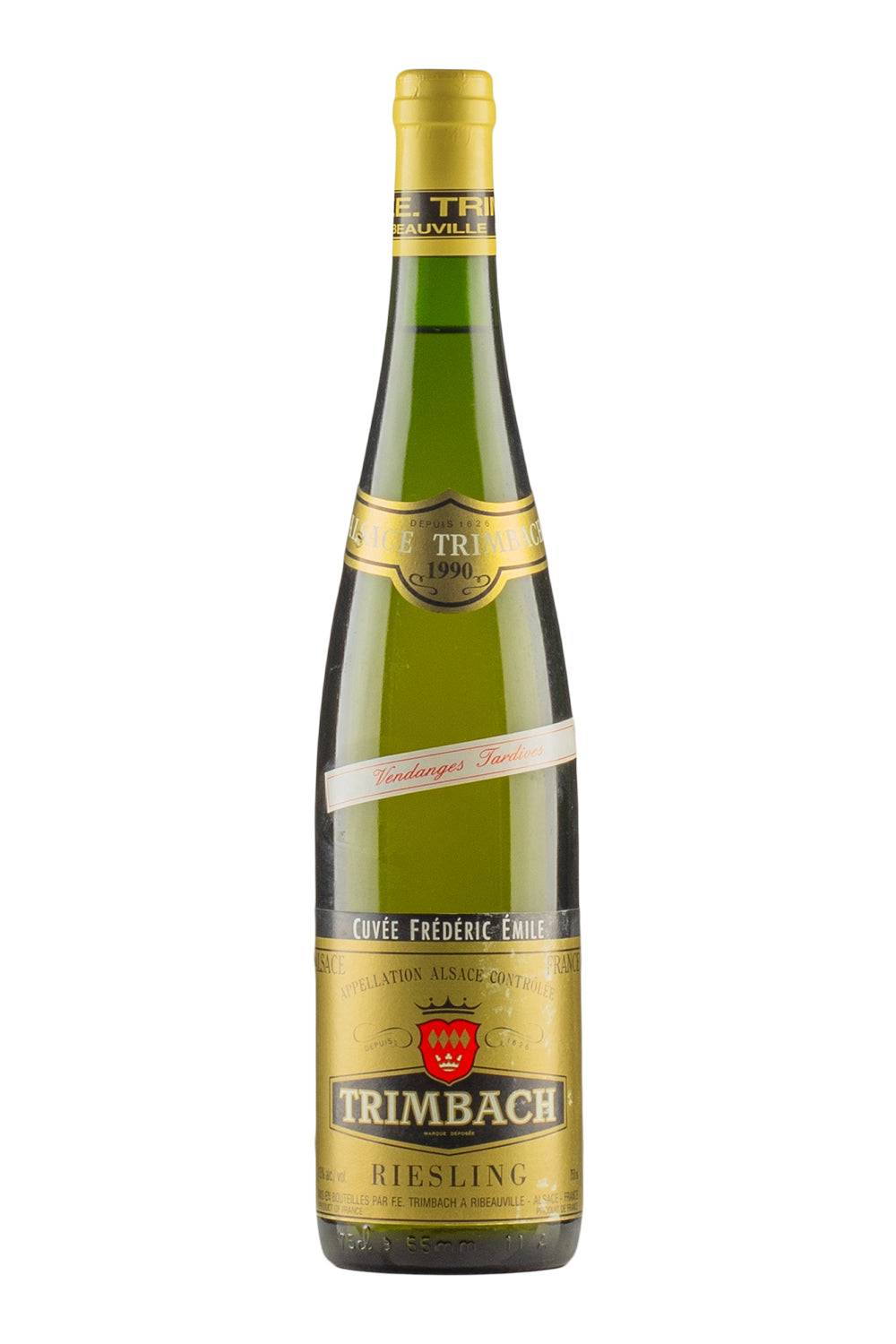 Cuvee Frederic Emile Vendanges Tardives Trimbach 1990
