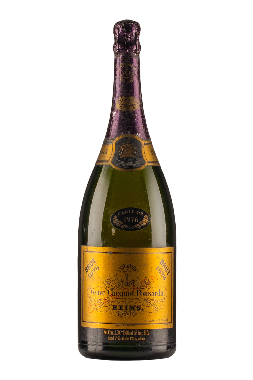 Veuve Clicquot Carte Or Magnum 1976