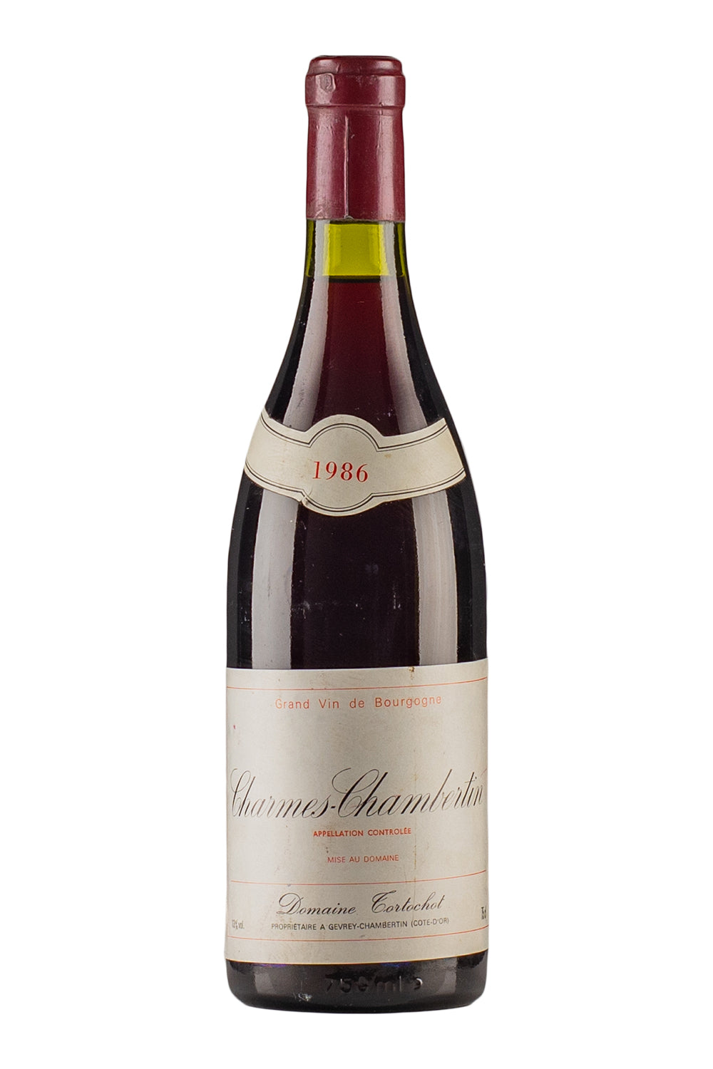 Charmes Chambertin Tortochot 1986