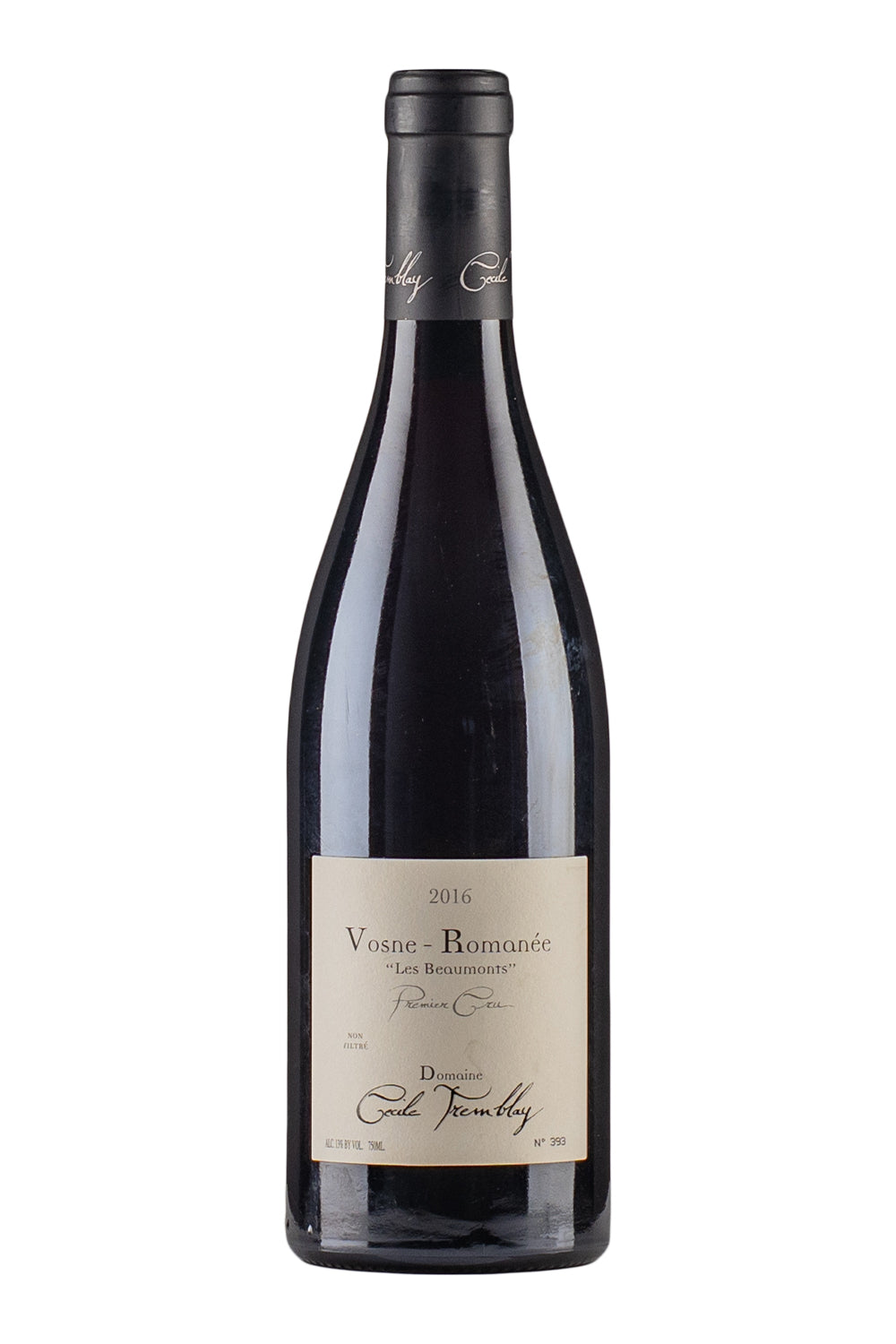 Vosne Romanee Les Beaumonts Cecile Tremblay 2016