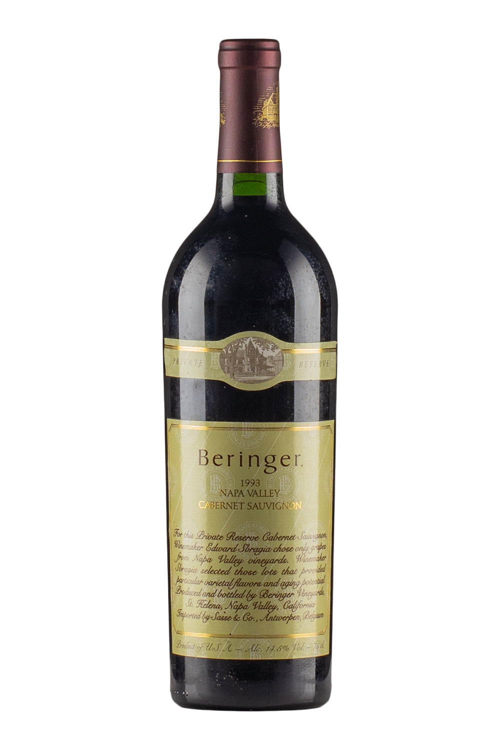 Beringer Private Reserve Cabernet Sauvignon 1993