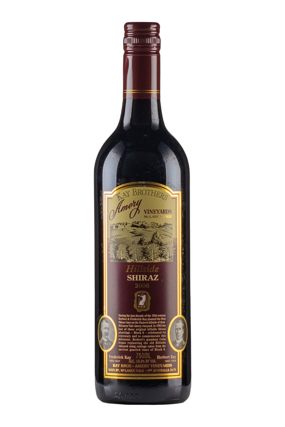 Kay Brothers Amery Vineyards Hillside Shiraz 2006