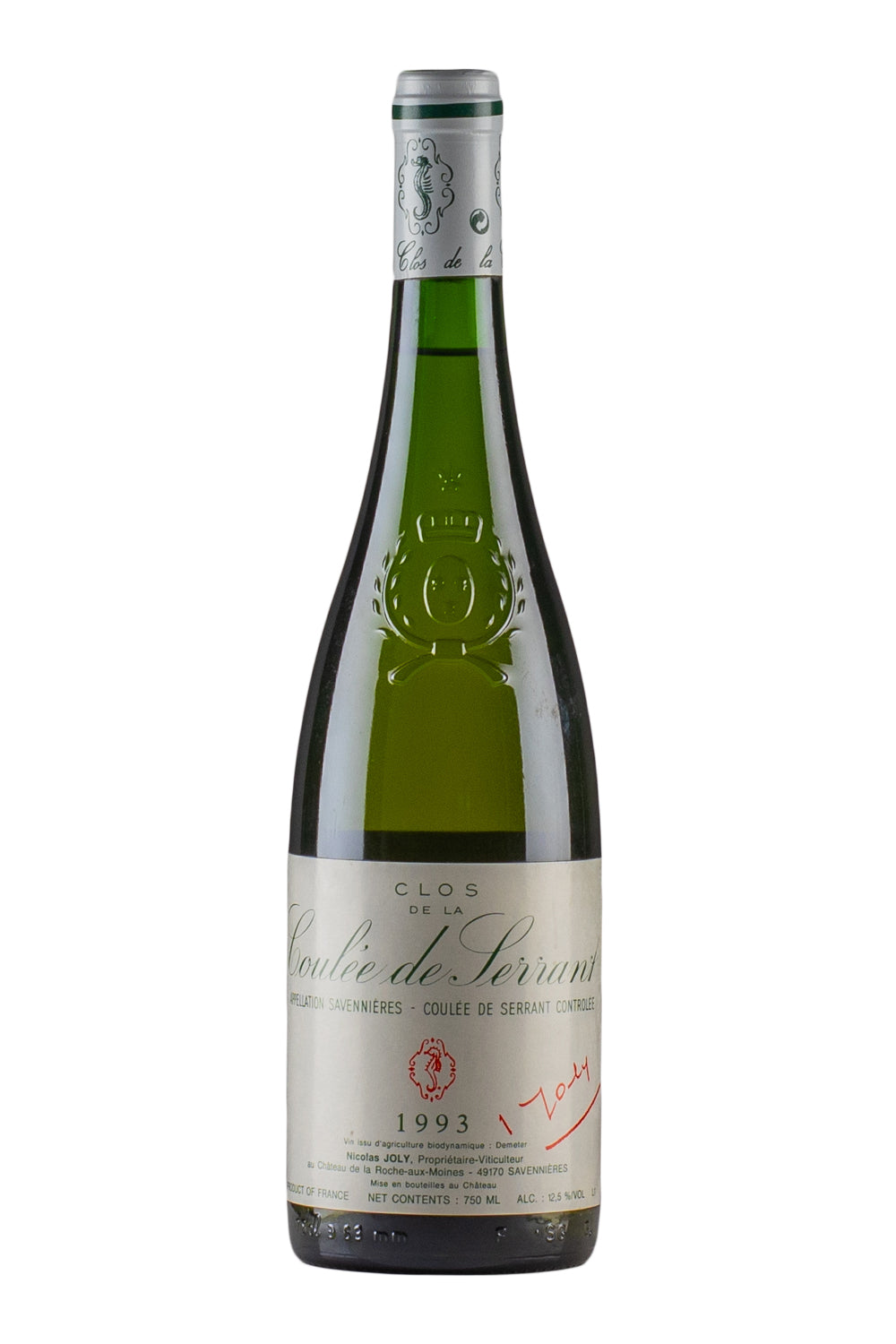 Savennieres Clos de la Coulee de Serrant Nicolas Joly 1993