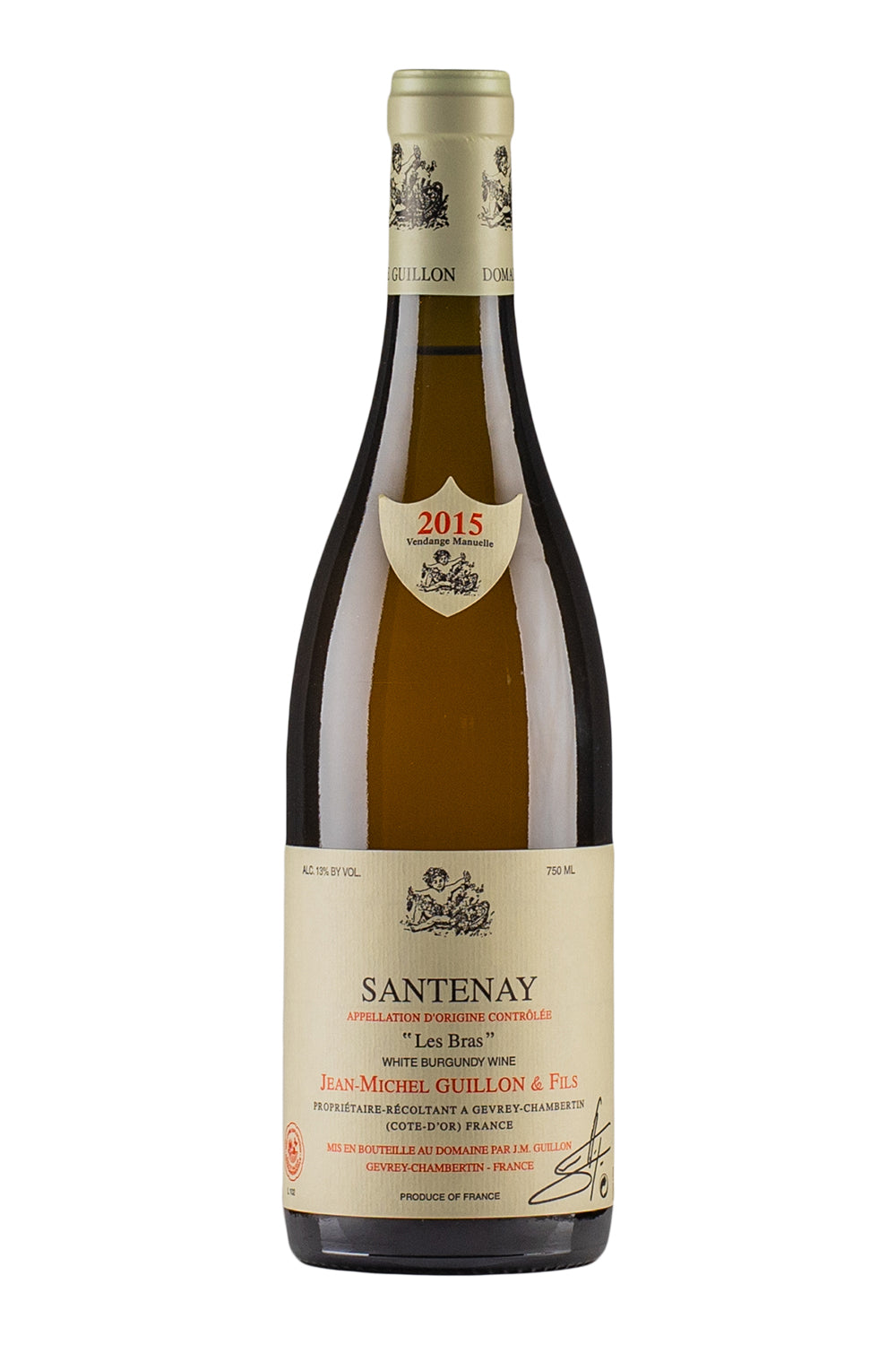 Santenay Blanc Les Bras Jean Michel Guillon 2015