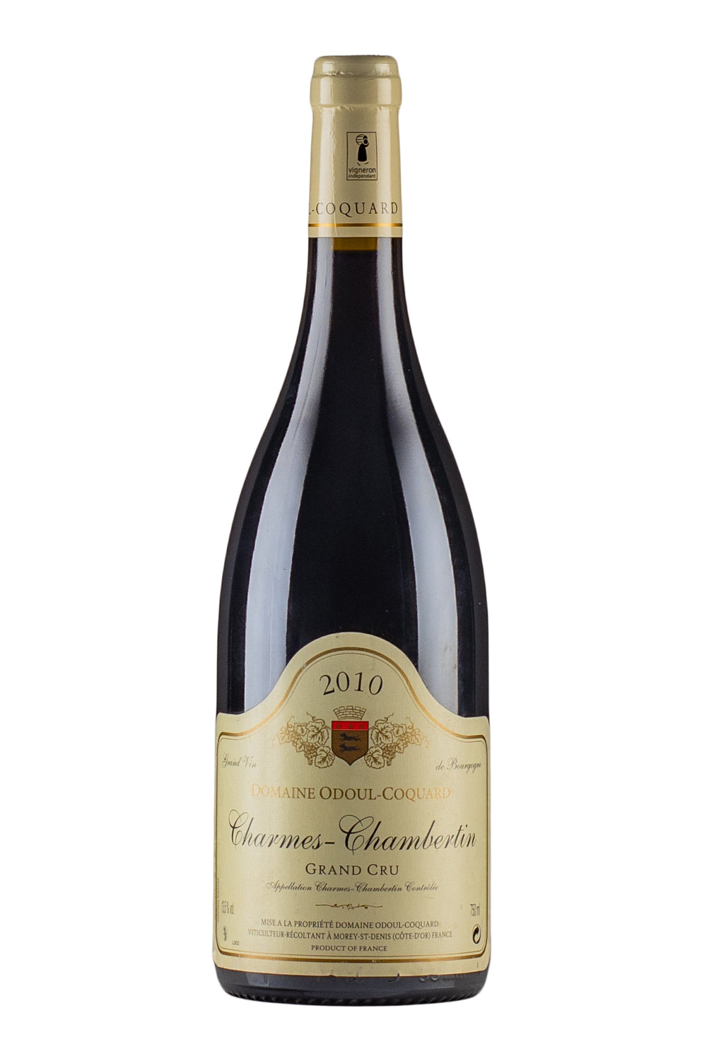 Charmes Chambertin Odoul Coquard 2010