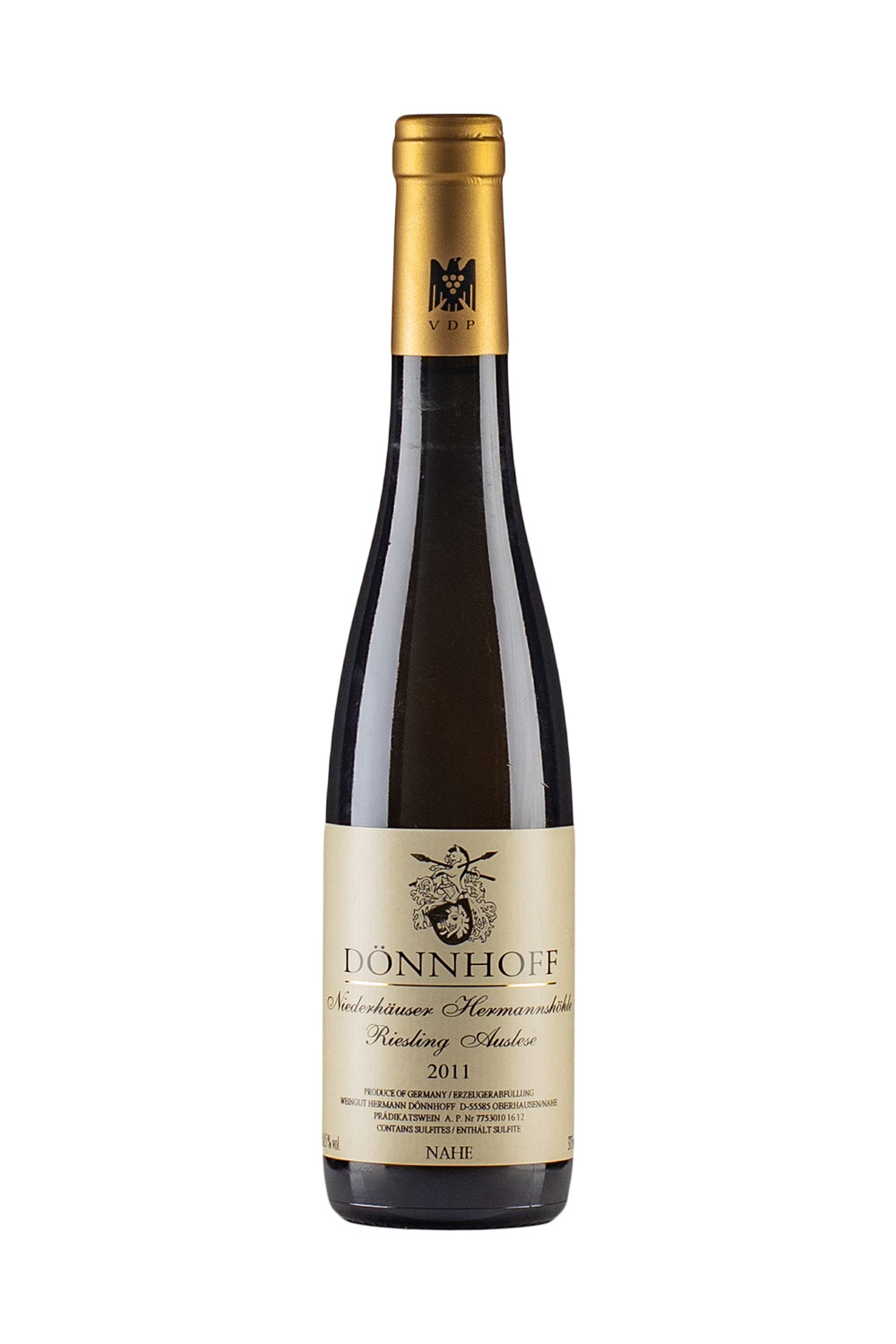 Donnhoff Niederhauser Hermannshohle Riesling Auslese Gold Capsule Half 2011