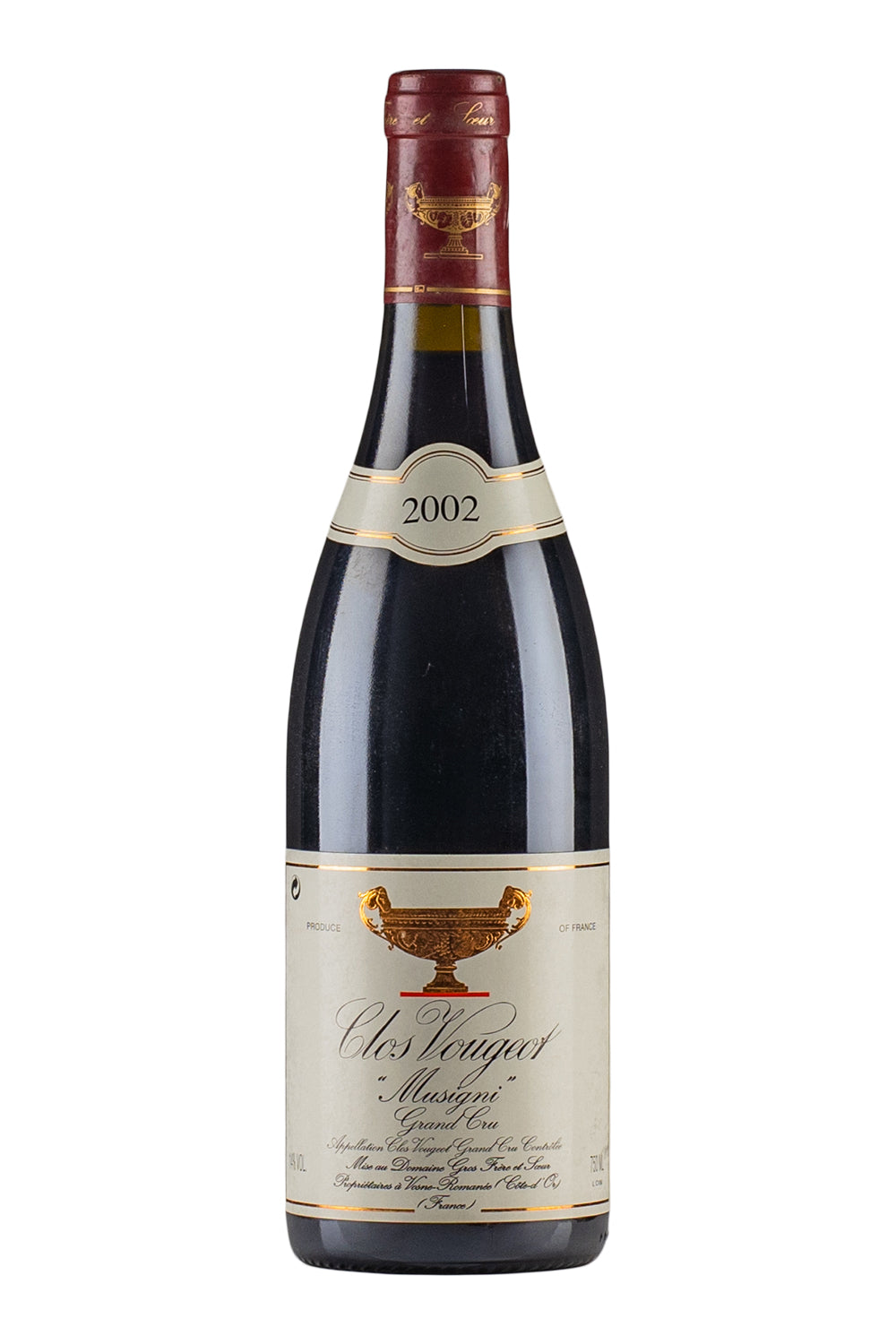 Clos Vougeot Musigni Gros Frere et Soeur 2002