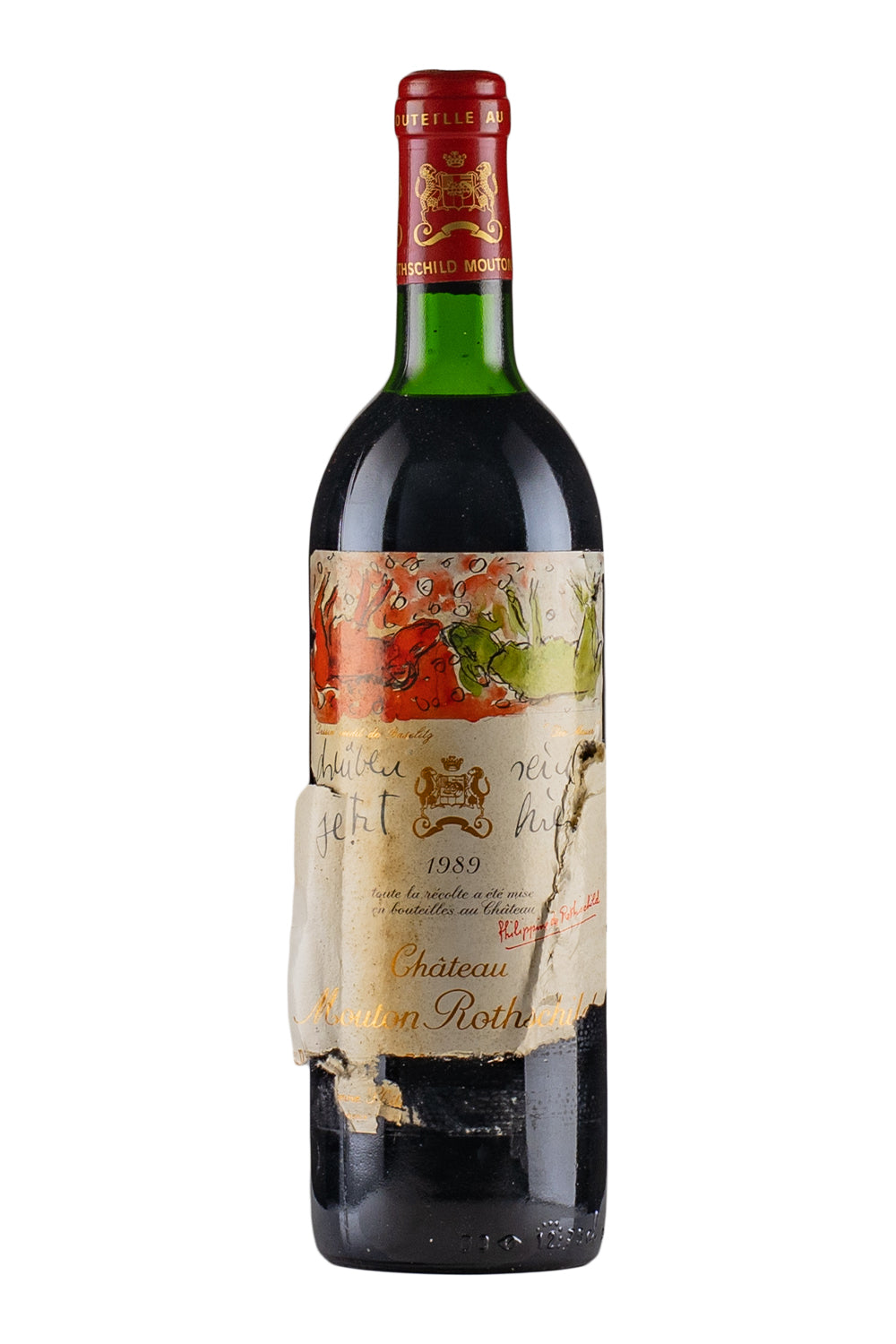 Mouton Rothschild (Damaged Label) 1989