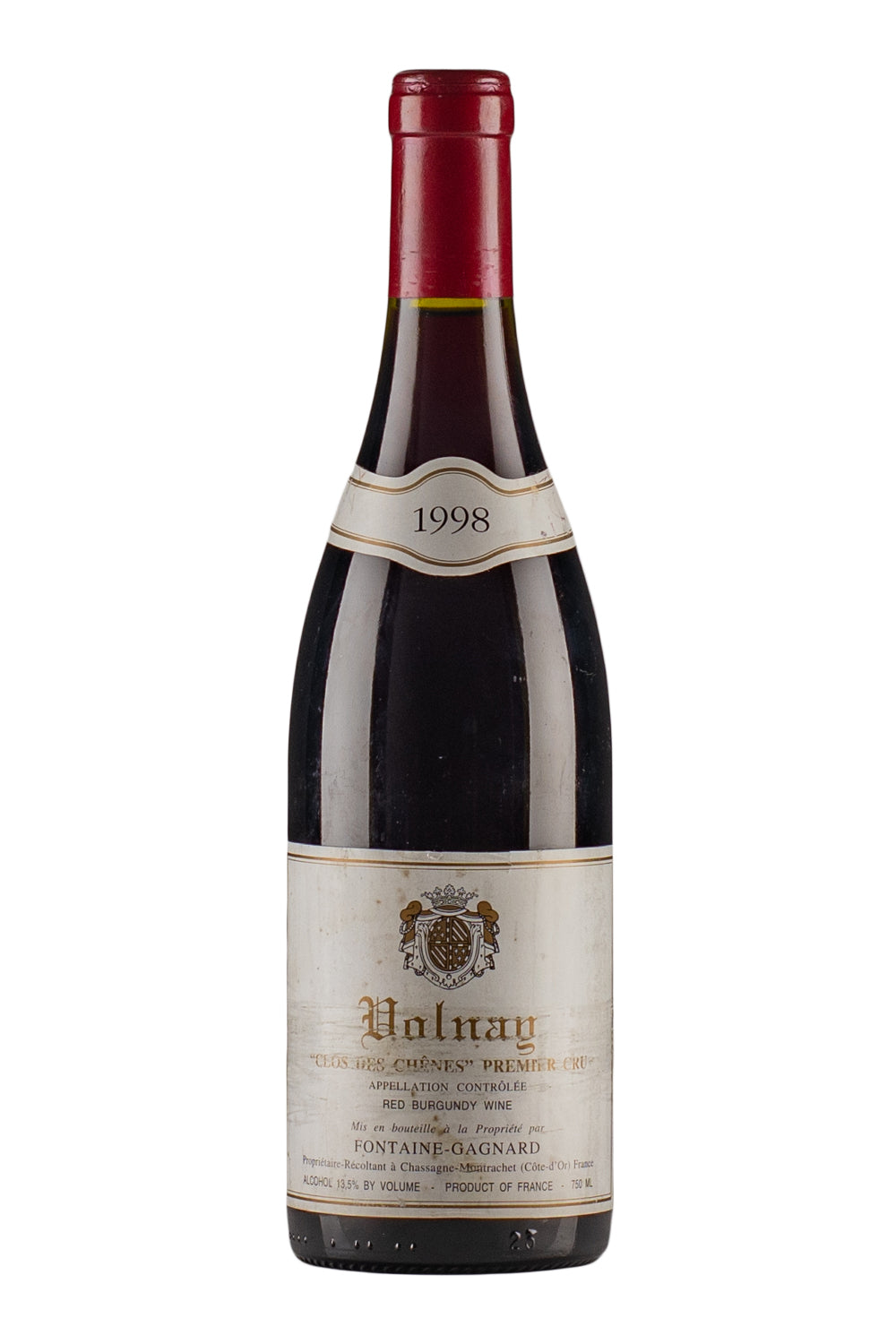 Volnay Clos des Chenes Fontaine Gagnard (Damaged Label) 1998