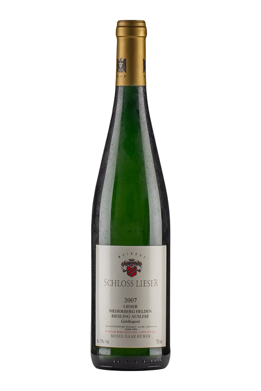Schloss Lieser Niederberg Helden Riesling Auslese Goldkapsel 2007