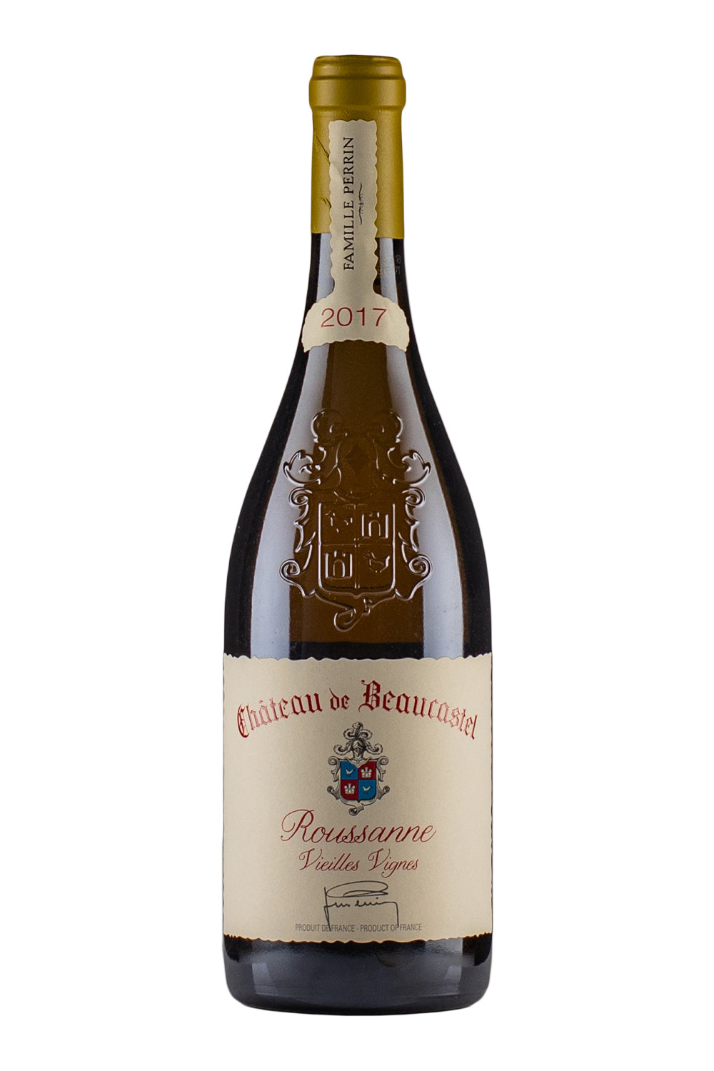 Chateauneuf du Pape Blanc Roussanne Vieilles Vignes Beaucastel 2017
