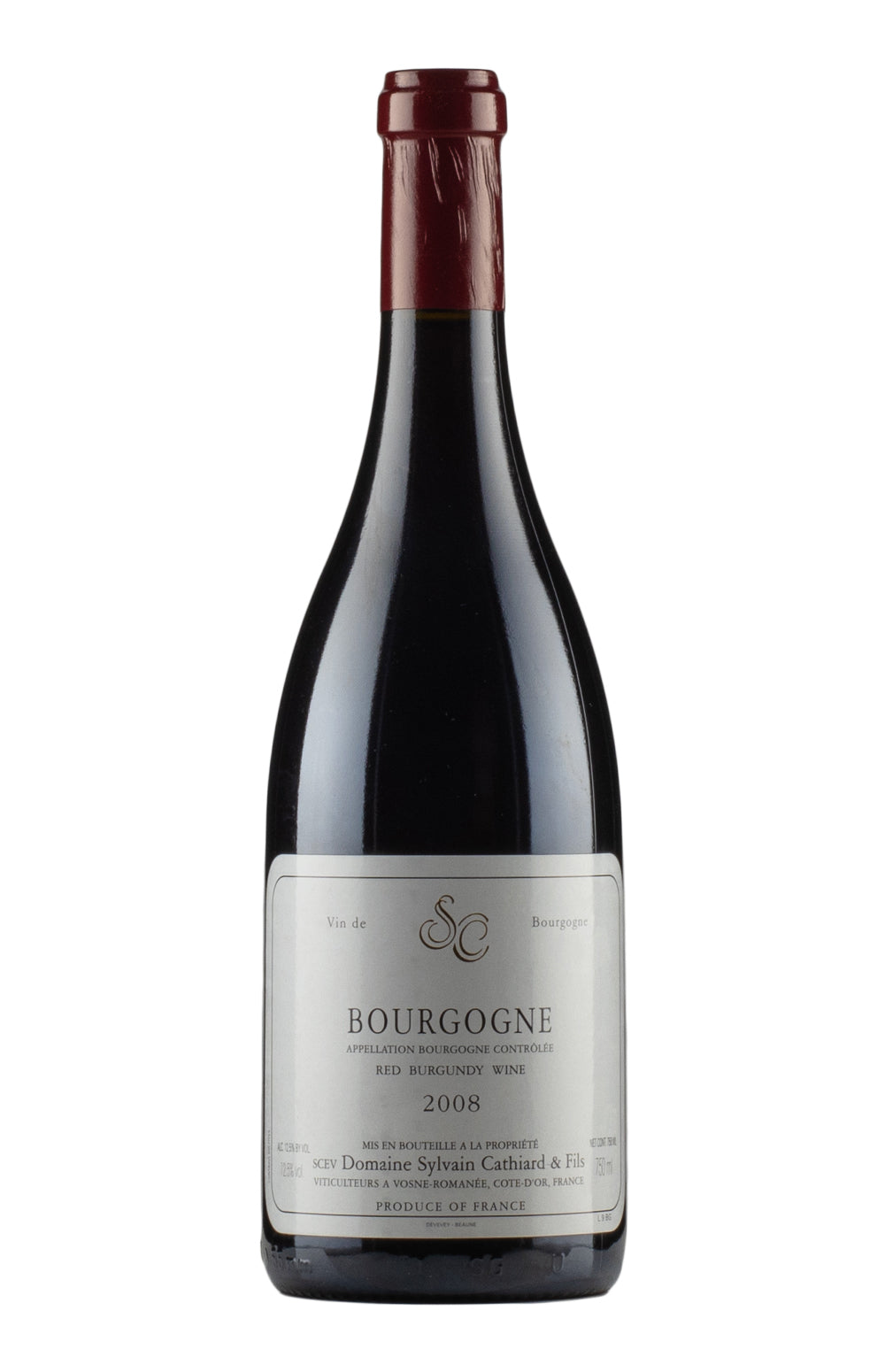 Bourgogne Rouge Sylvain Cathiard 2008