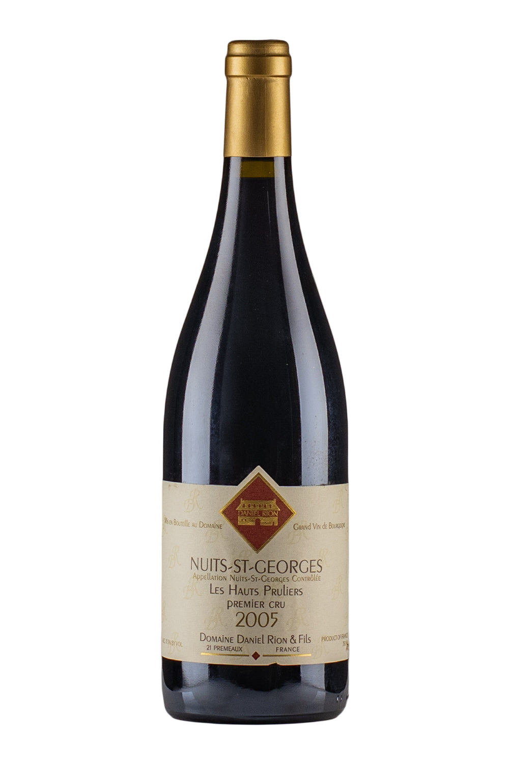 Nuits St Georges Les Hauts Pruliers Daniel Rion 2005