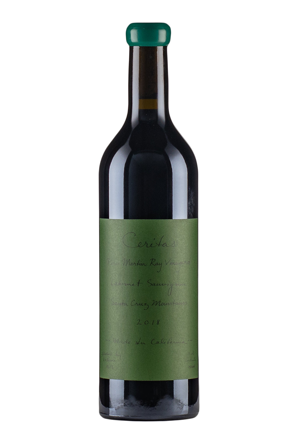 Ceritas Peter Martin Ray Vineyard Cabernet Sauvignon 2018
