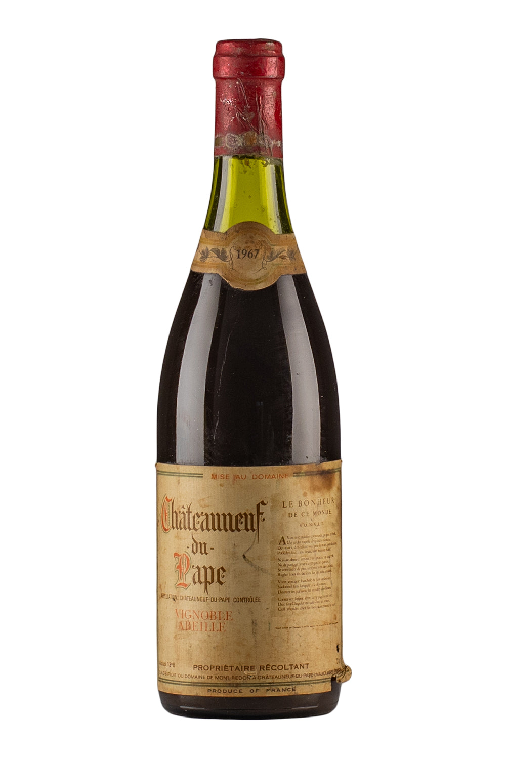 Chateauneuf du Pape Chateau Mont-Redon 1967