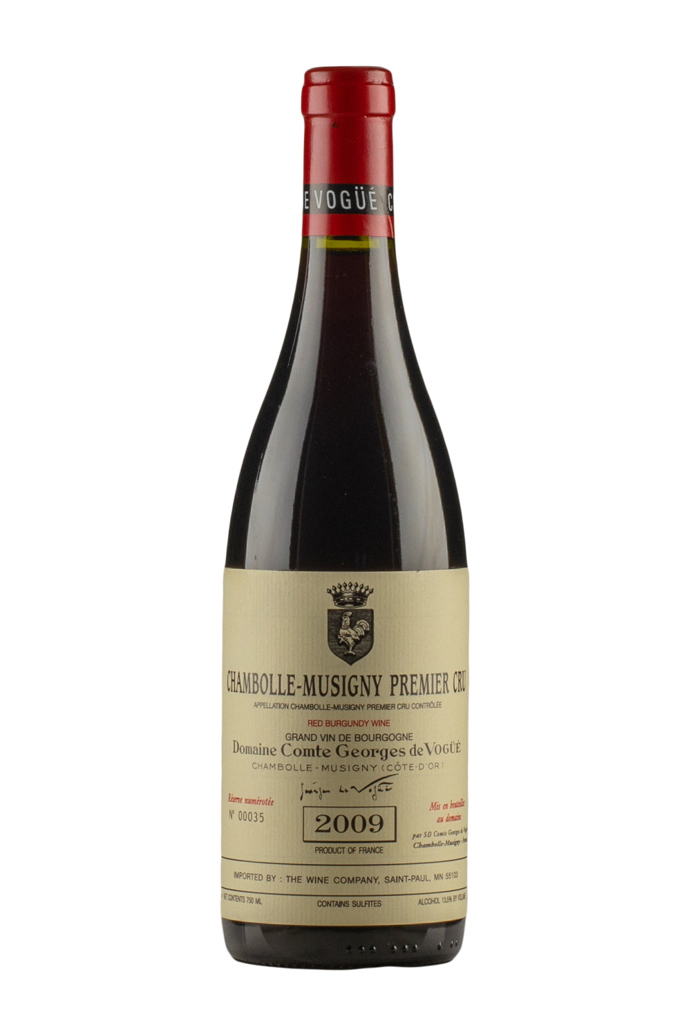 Chambolle Musigny 1er Cru de Vogue 2009