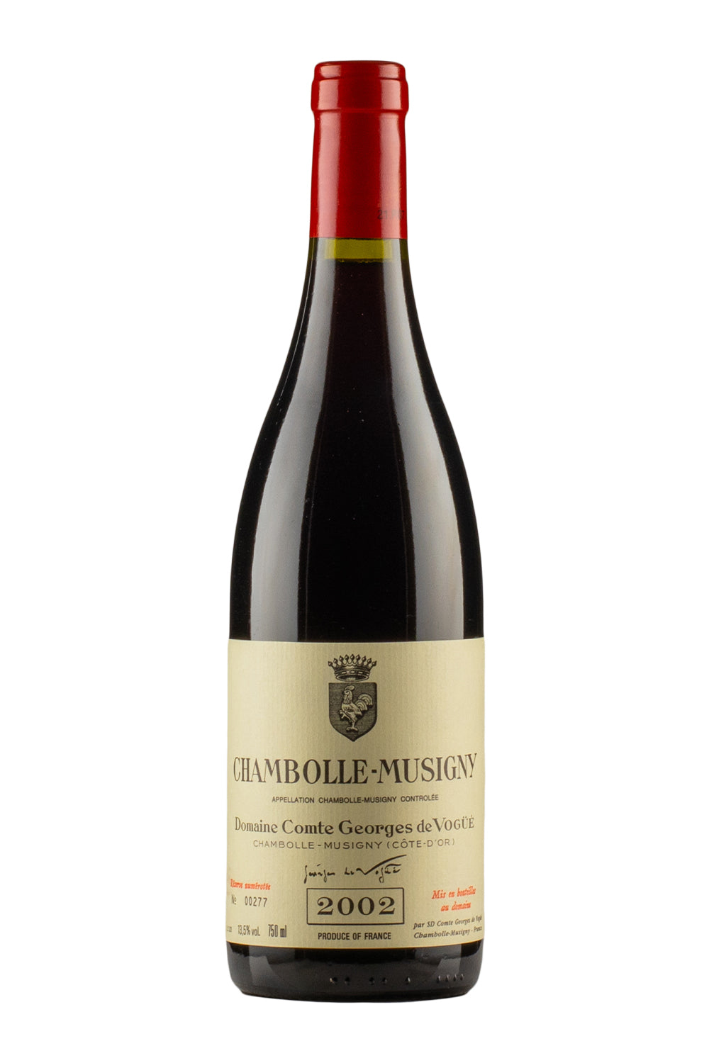 Chambolle Musigny de Vogue 2002