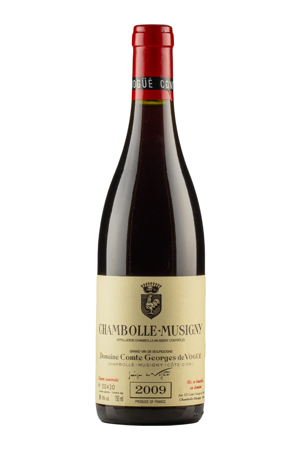 Chambolle Musigny de Vogue 2009