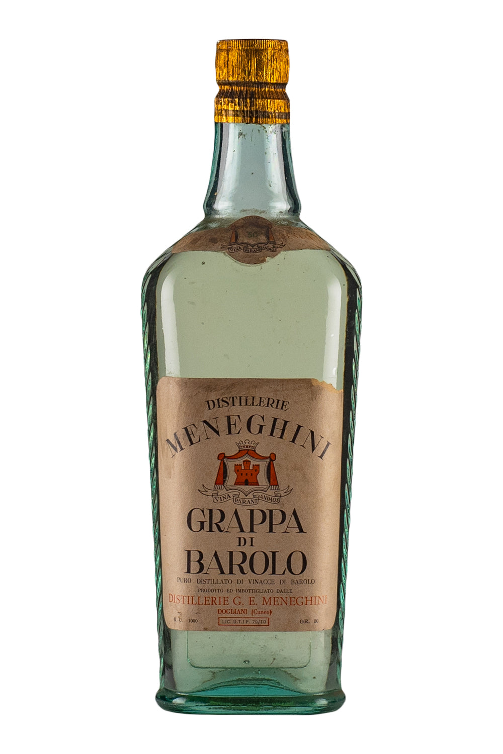Meneghini Grappa Di Barolo c. 1950s