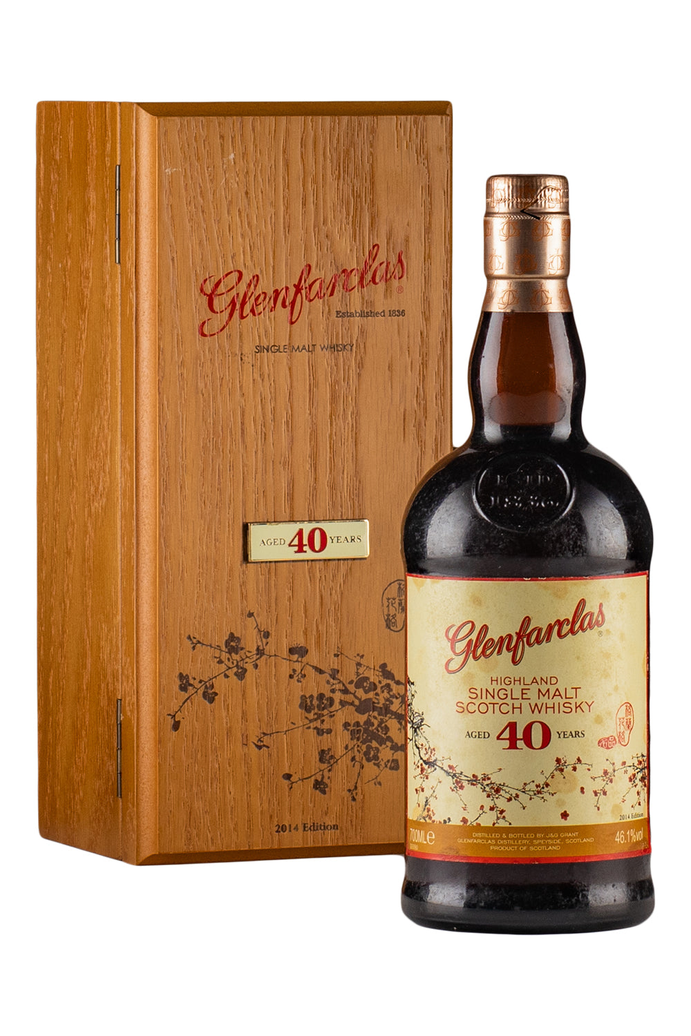 Glenfarclas 40 Year Old Taiwan Edition Red Cherry Blossom (2014 Release)