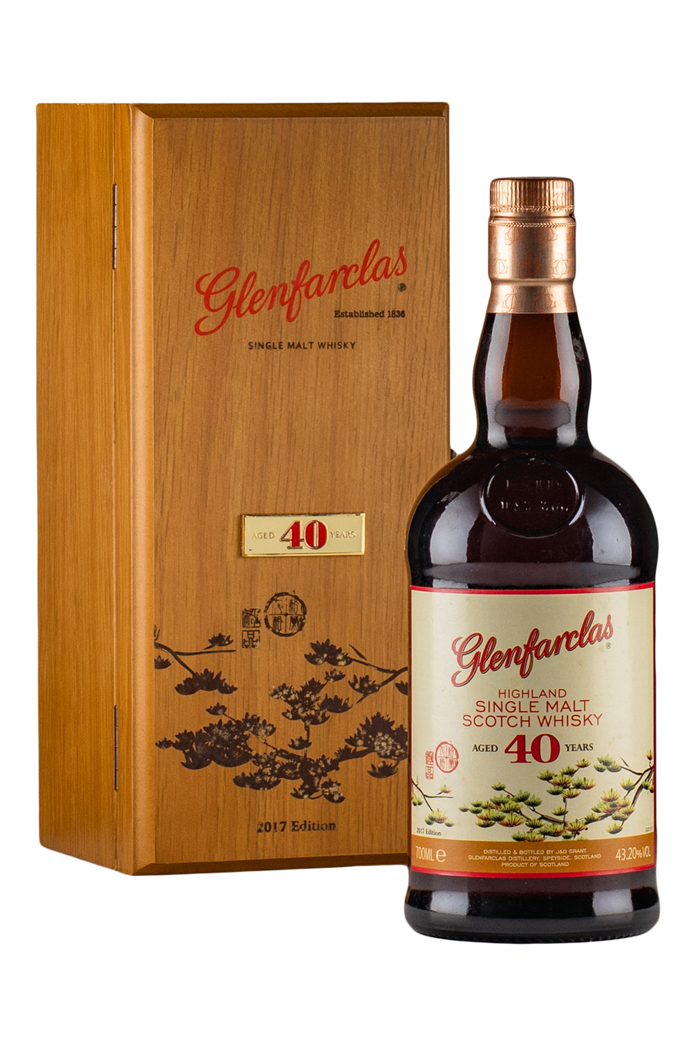 Glenfarclas 40 Year Old Taiwan Edition Green Leaves (2017 Release)