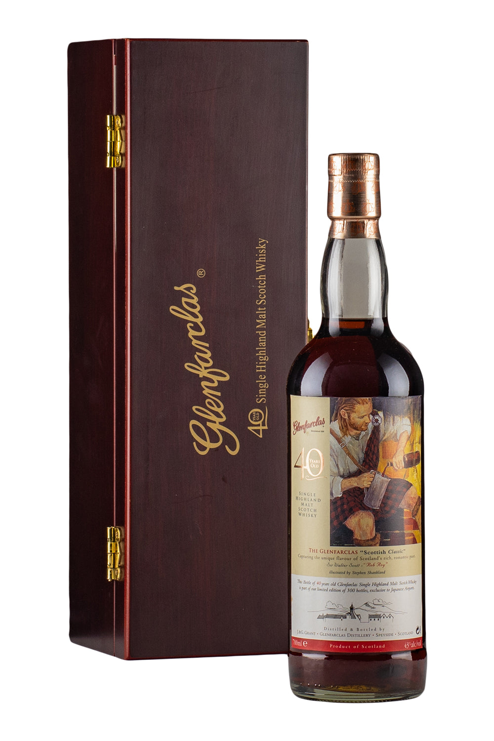 Glenfarclas 40 Year Old `Rob Roy` (Exclusive for Japan)