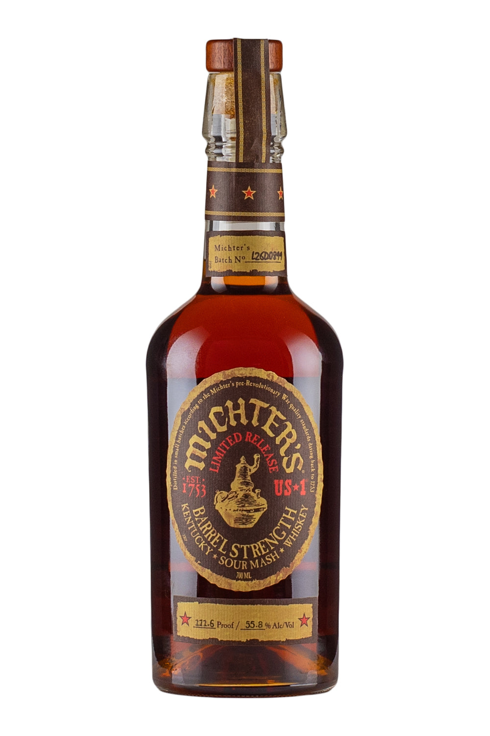 Michters Barrel Strength Sour Mash (2026 Release) 55.8%