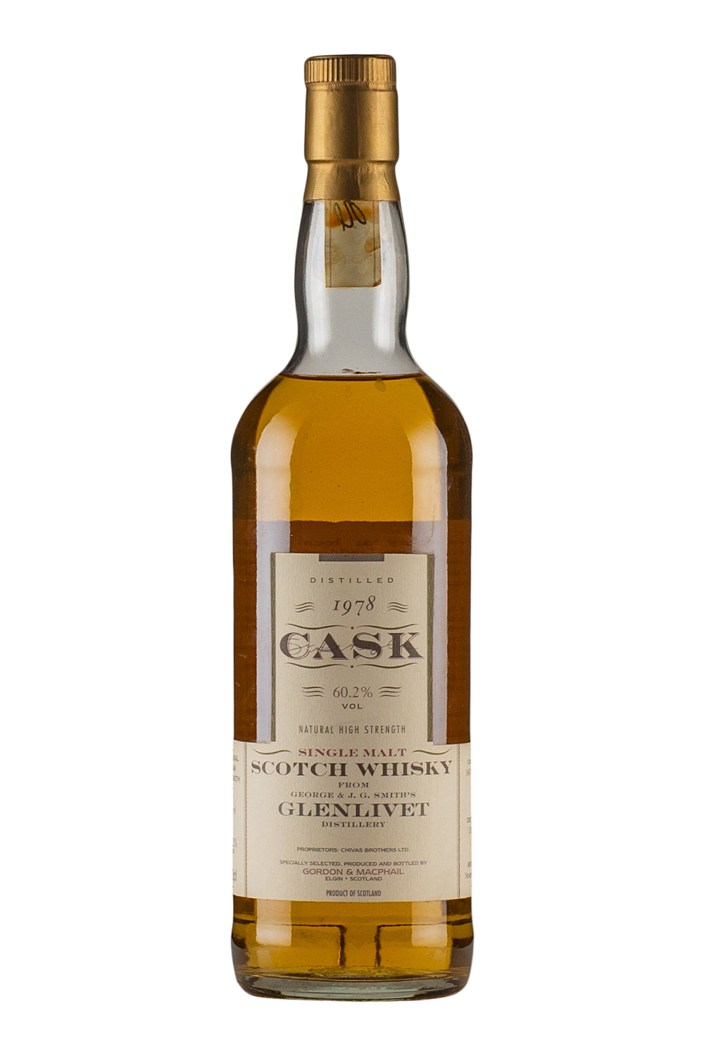Glenlivet 18 Year Old Gordon and MacPhail Cask Strength 1978