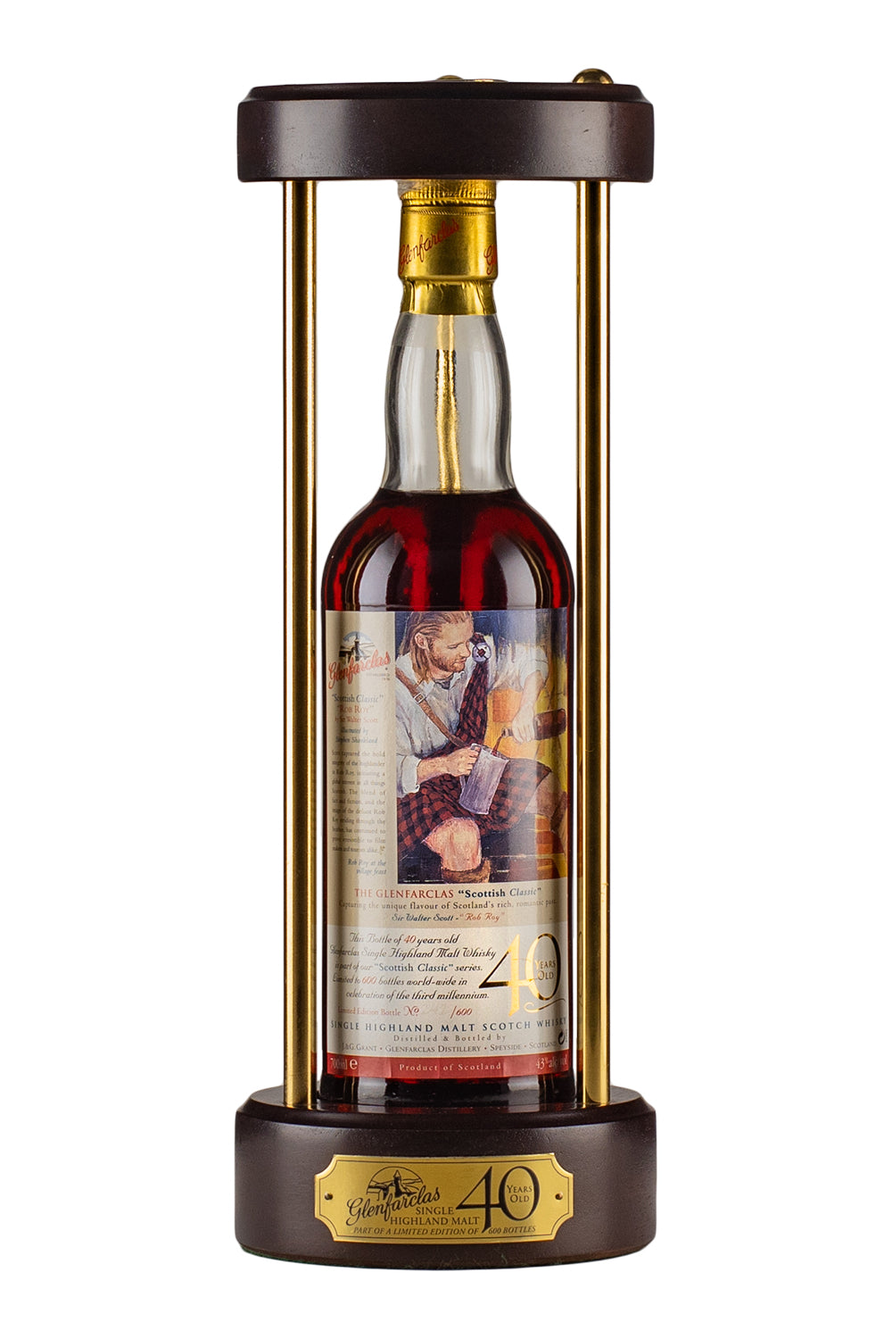 Glenfarclas 40 Year Old Scottish Classic `Rob Roy`