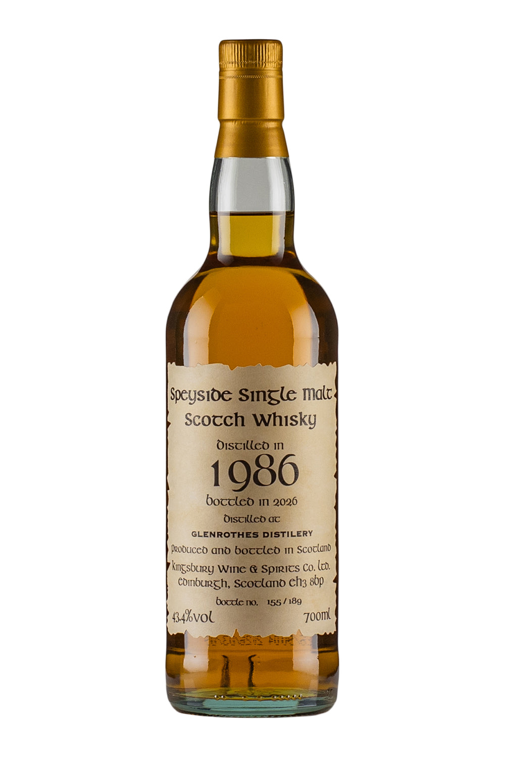 Glenrothes 40 Year Old Kingsbury 1986