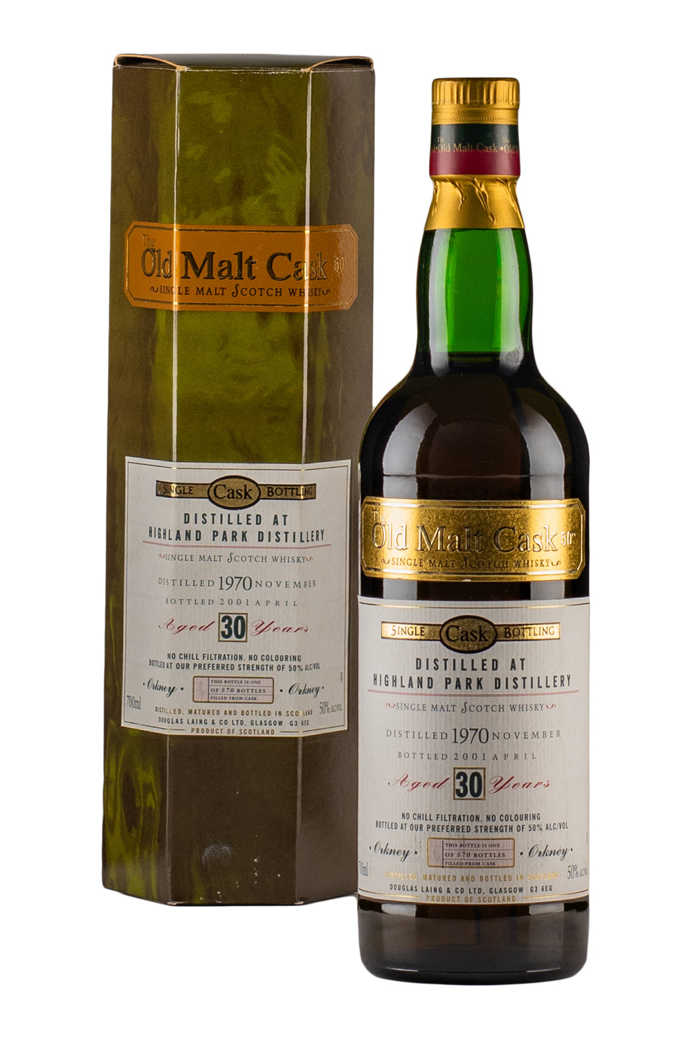Highland Park 30 Year Old Old Malt Cask Douglas Laing 1970