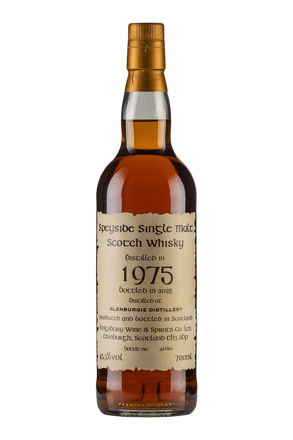 Glenburgie 50 Year Old Kingsbury 1975