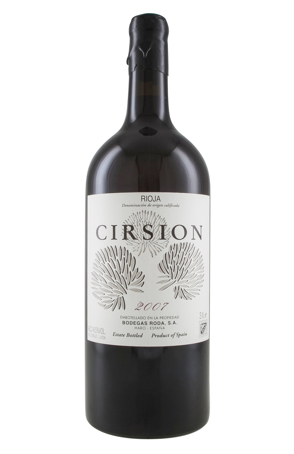 Cirsion Bodegas Roda 300cl 2007