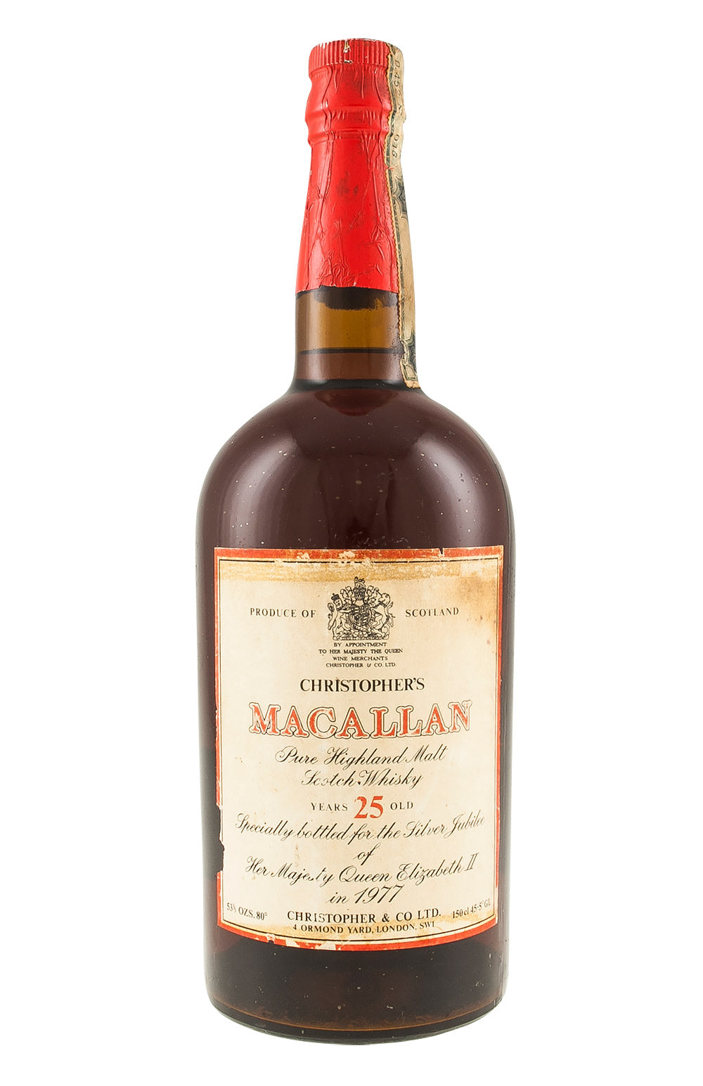 Macallan 25 Year Old Silver Jubilee Magnum 1952