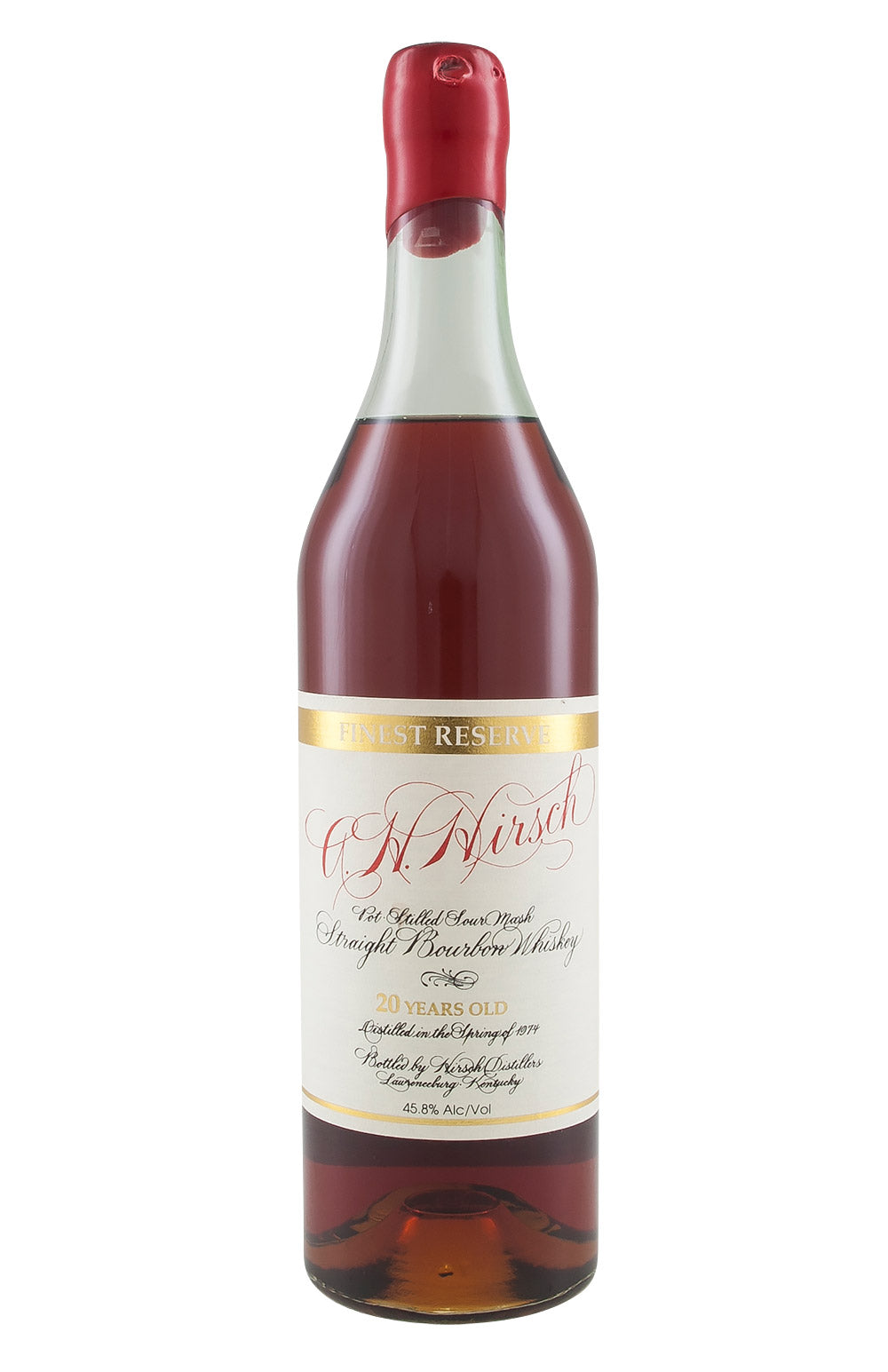AH Hirsch 20 Year Old Reserve Red Wax