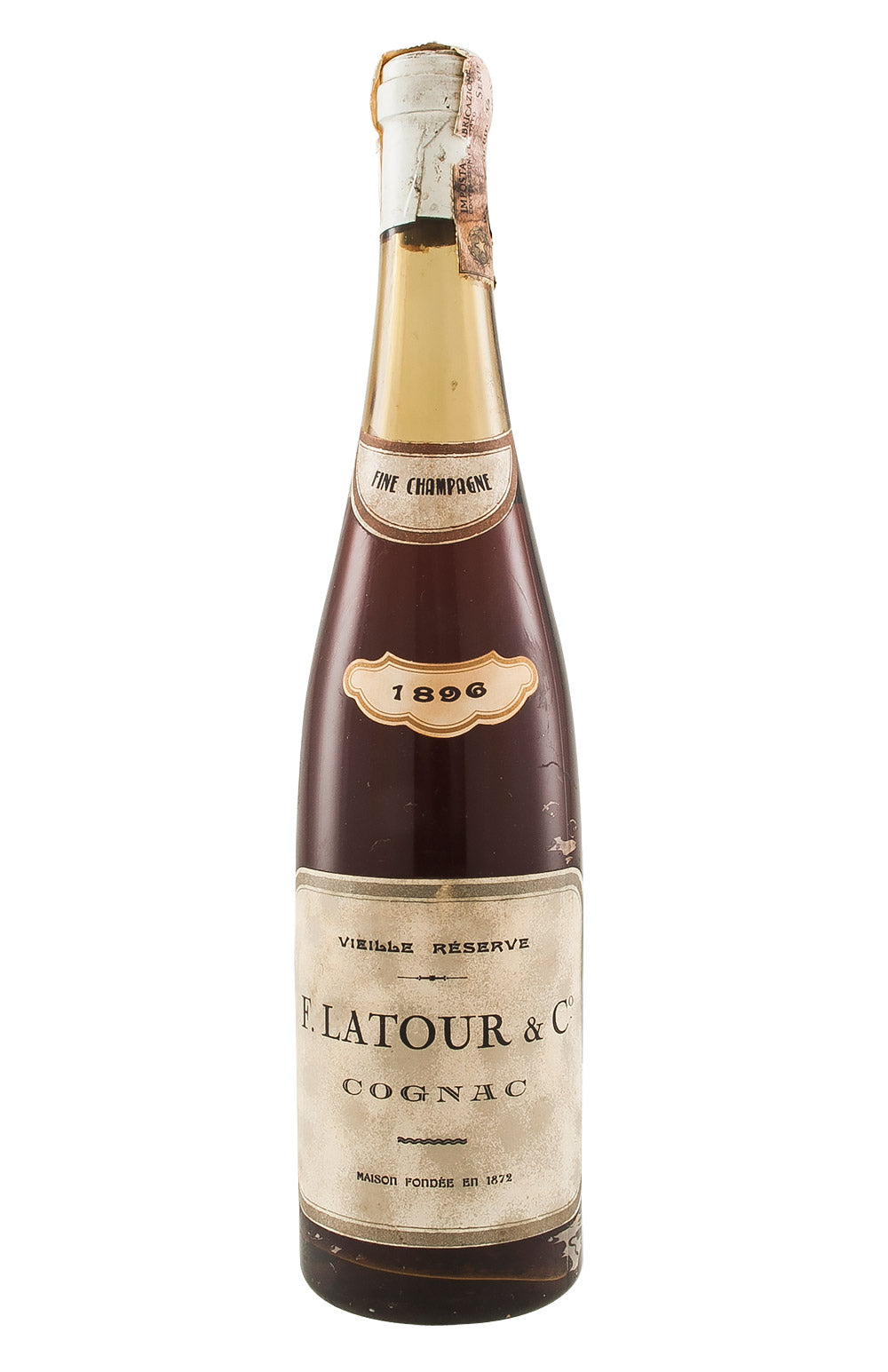 F. Latour Cognac 1896