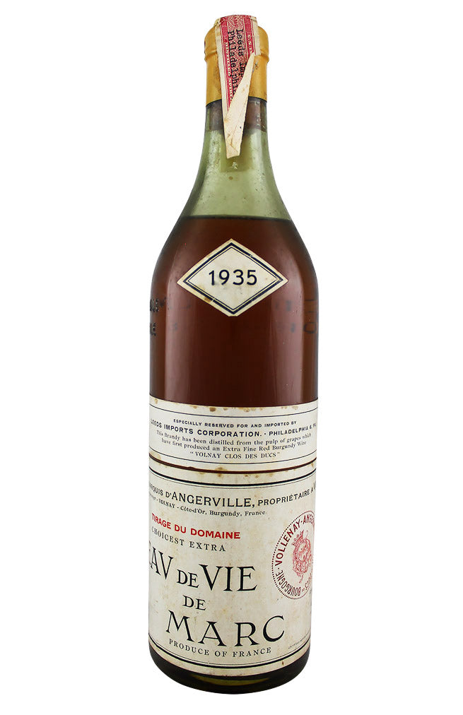 Eav de Vie de Marc Marquis D`Angerville 1935