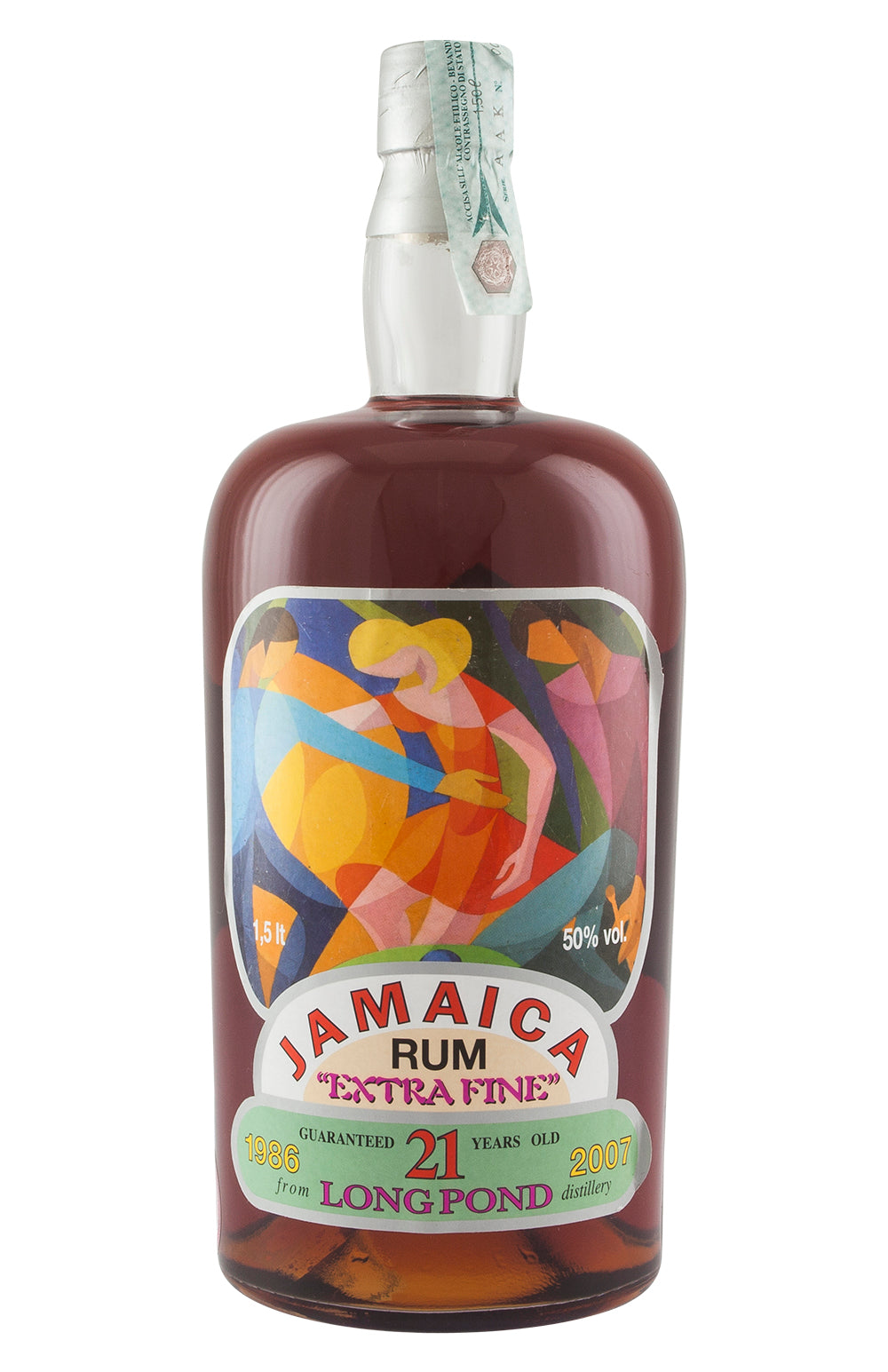 Silver Seal Long Pond Jamaica 21 Year Old Magnum 1986
