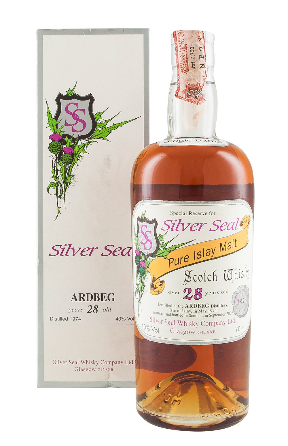 Ardbeg 28 Year Old Silver Seal 1974