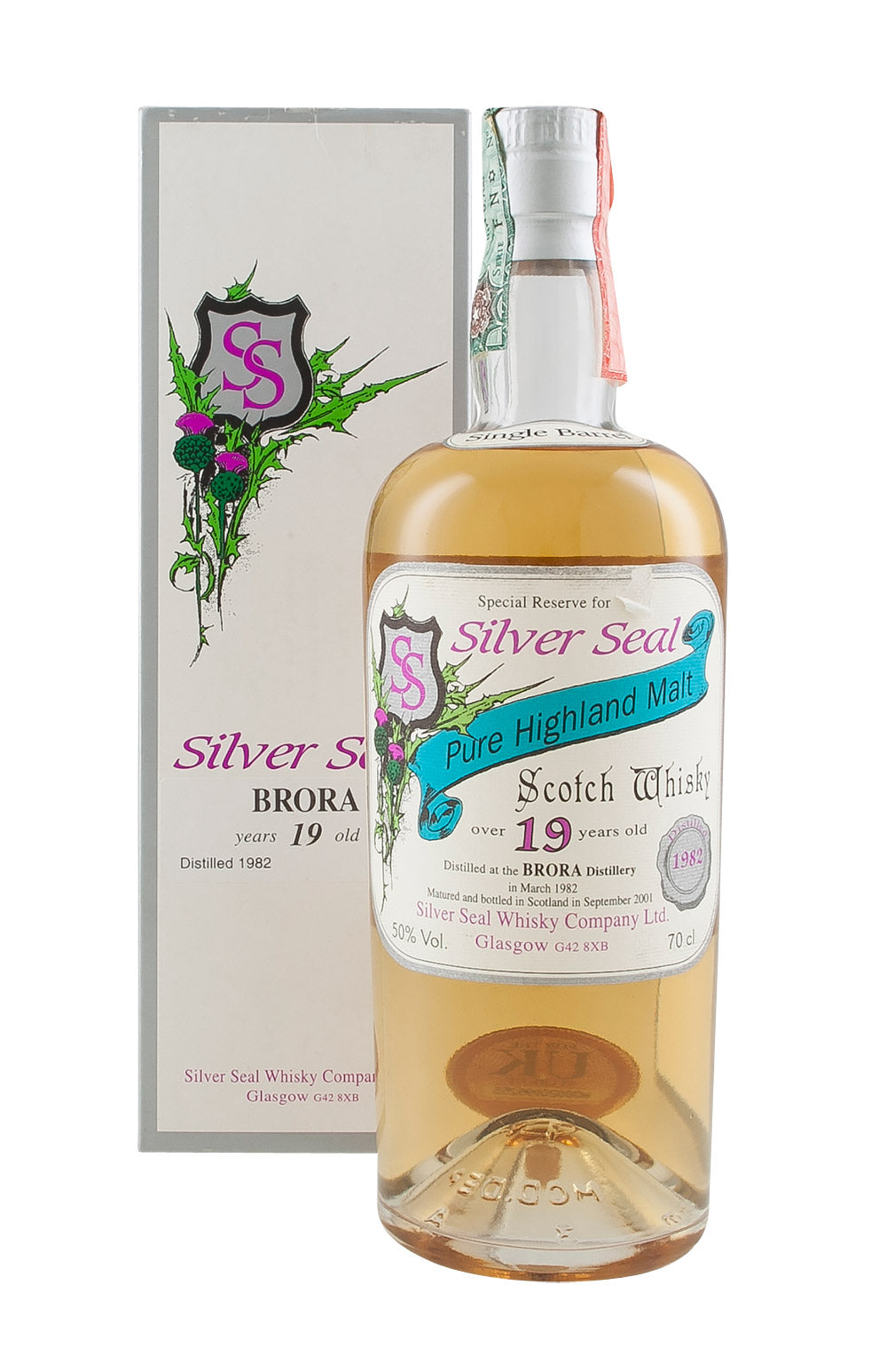 Brora 19 Year Old Silver Seal 1982
