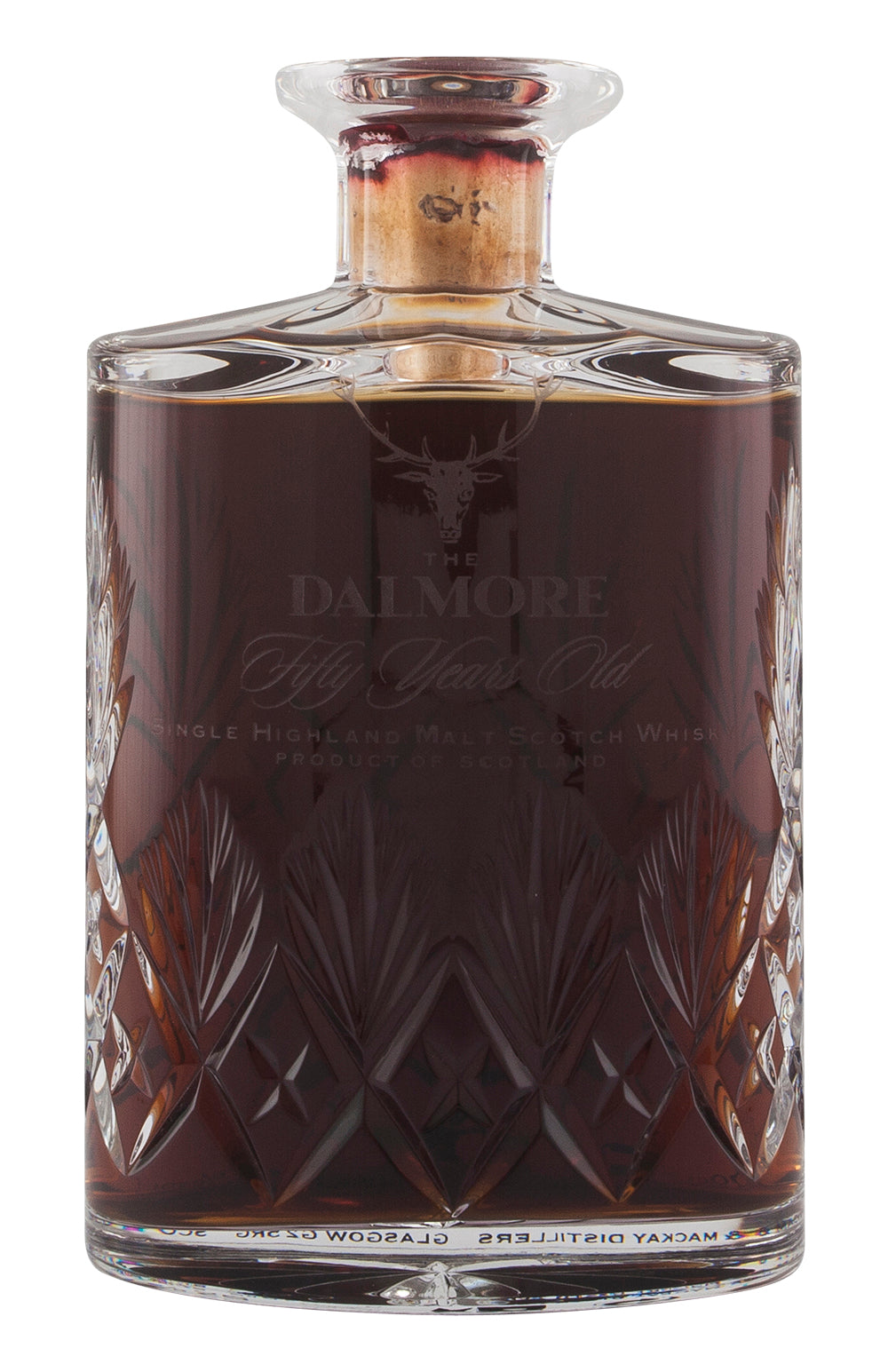 Dalmore 50 Year Old Cut Crystal Decanter 1928