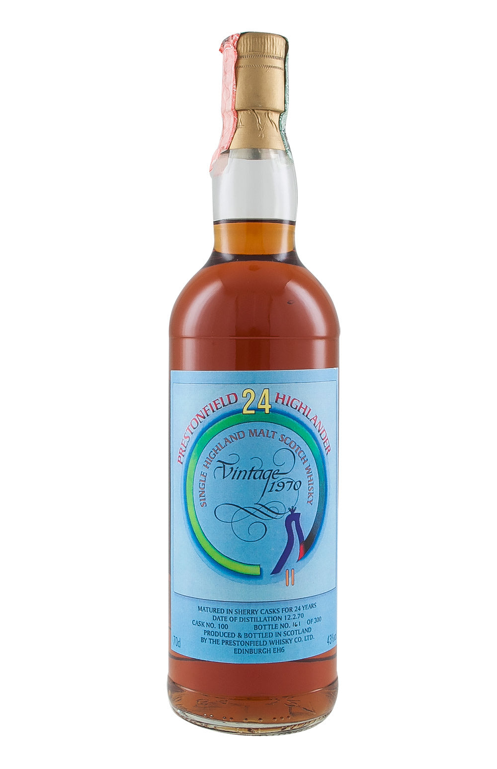Glendronach 24 Year Old Prestonfield 1970