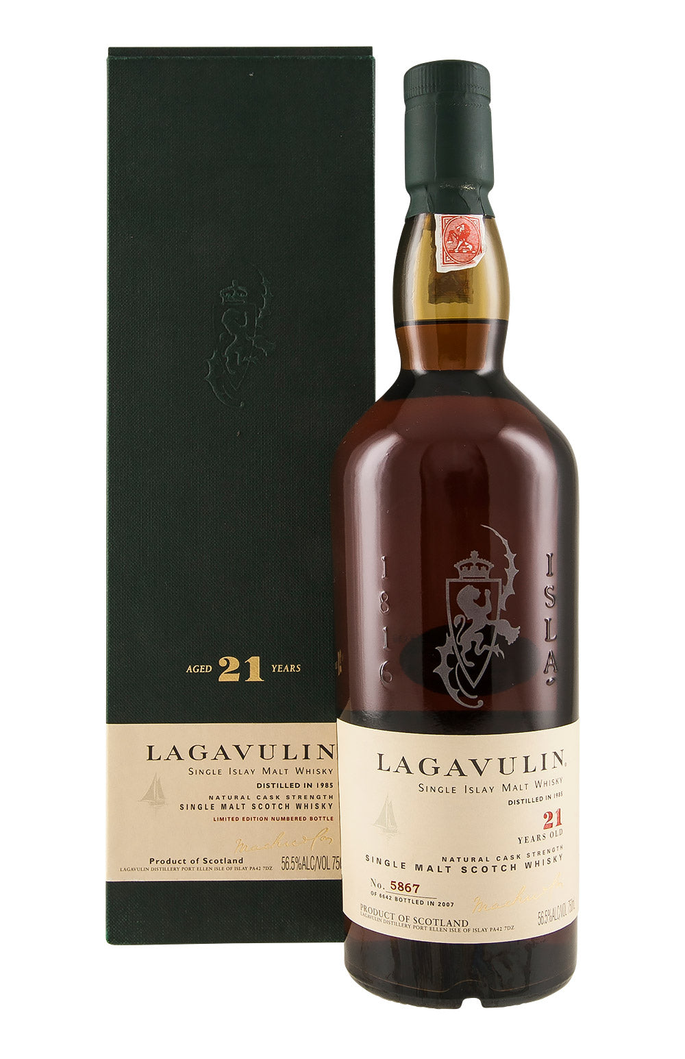 Lagavulin 21 Year Old Cask Stength 1985