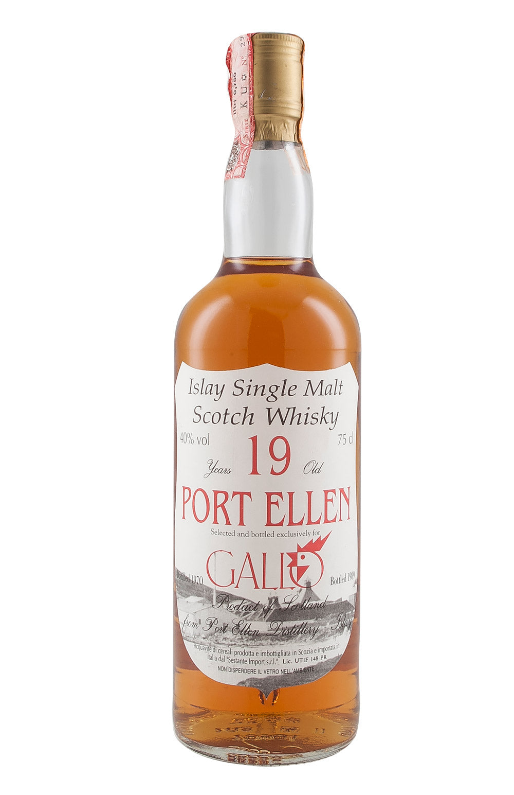 Port Ellen 19 Year Old for Gallo 1970