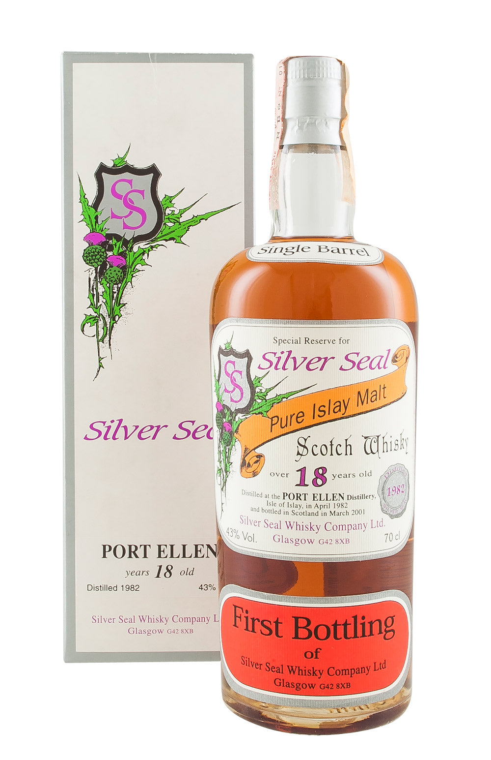 Port Ellen 18 Year Old Silver Seal 1982