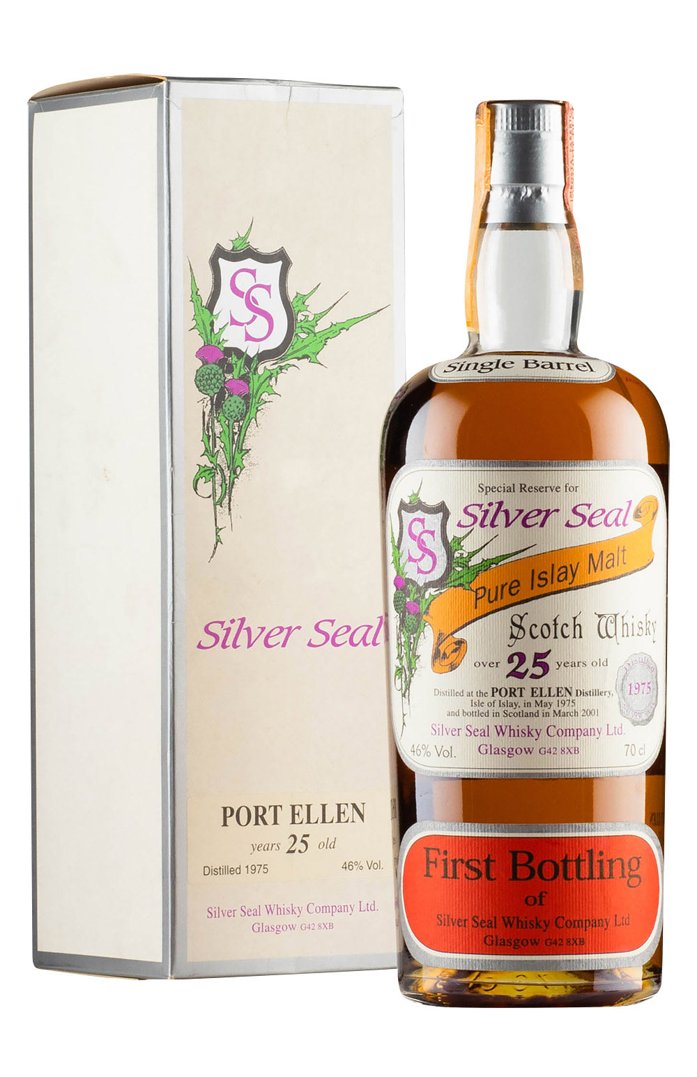 Port Ellen 25 Year Old Silver Seal 1975