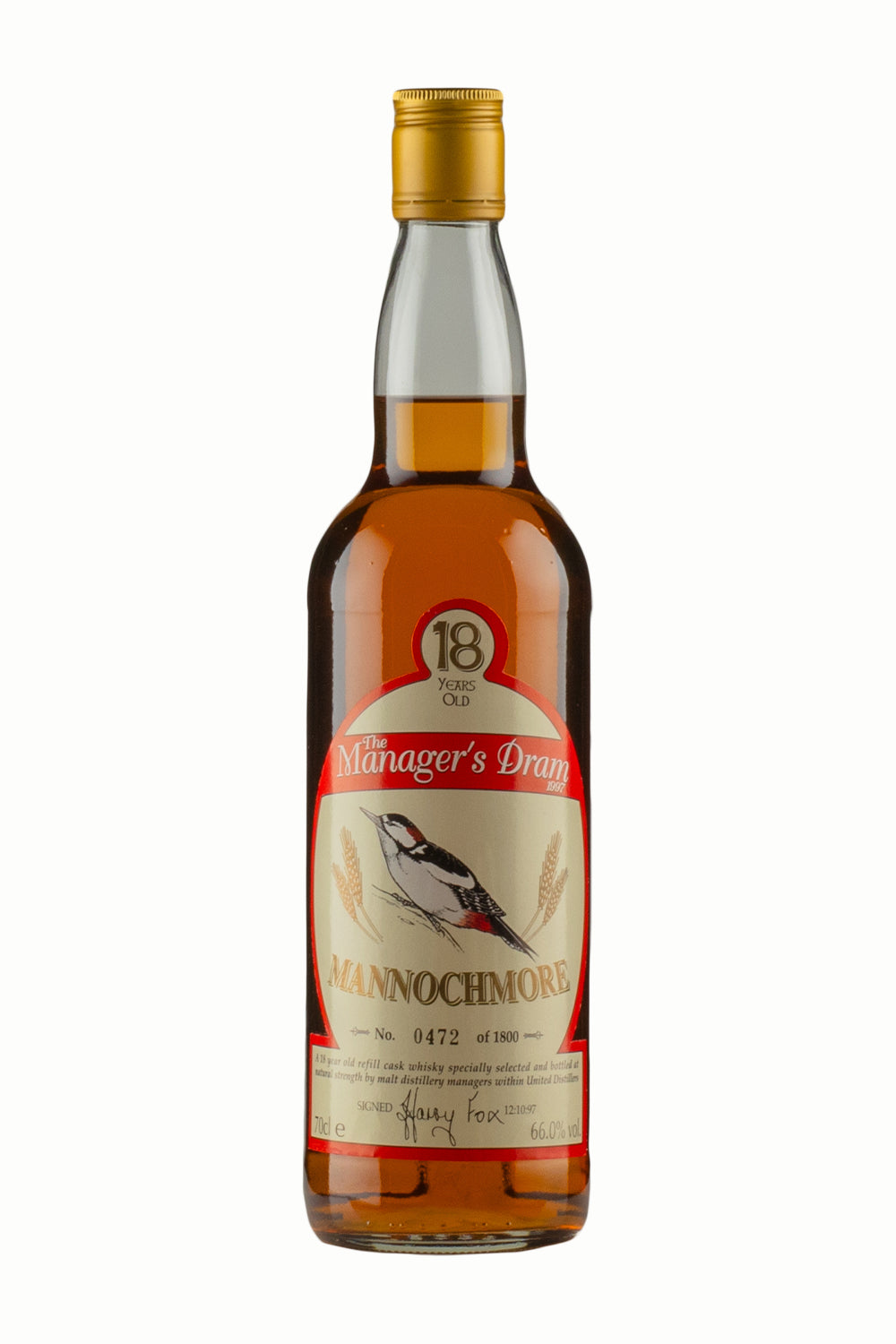 Mannochmore 18 Year Old Manager`s Dram