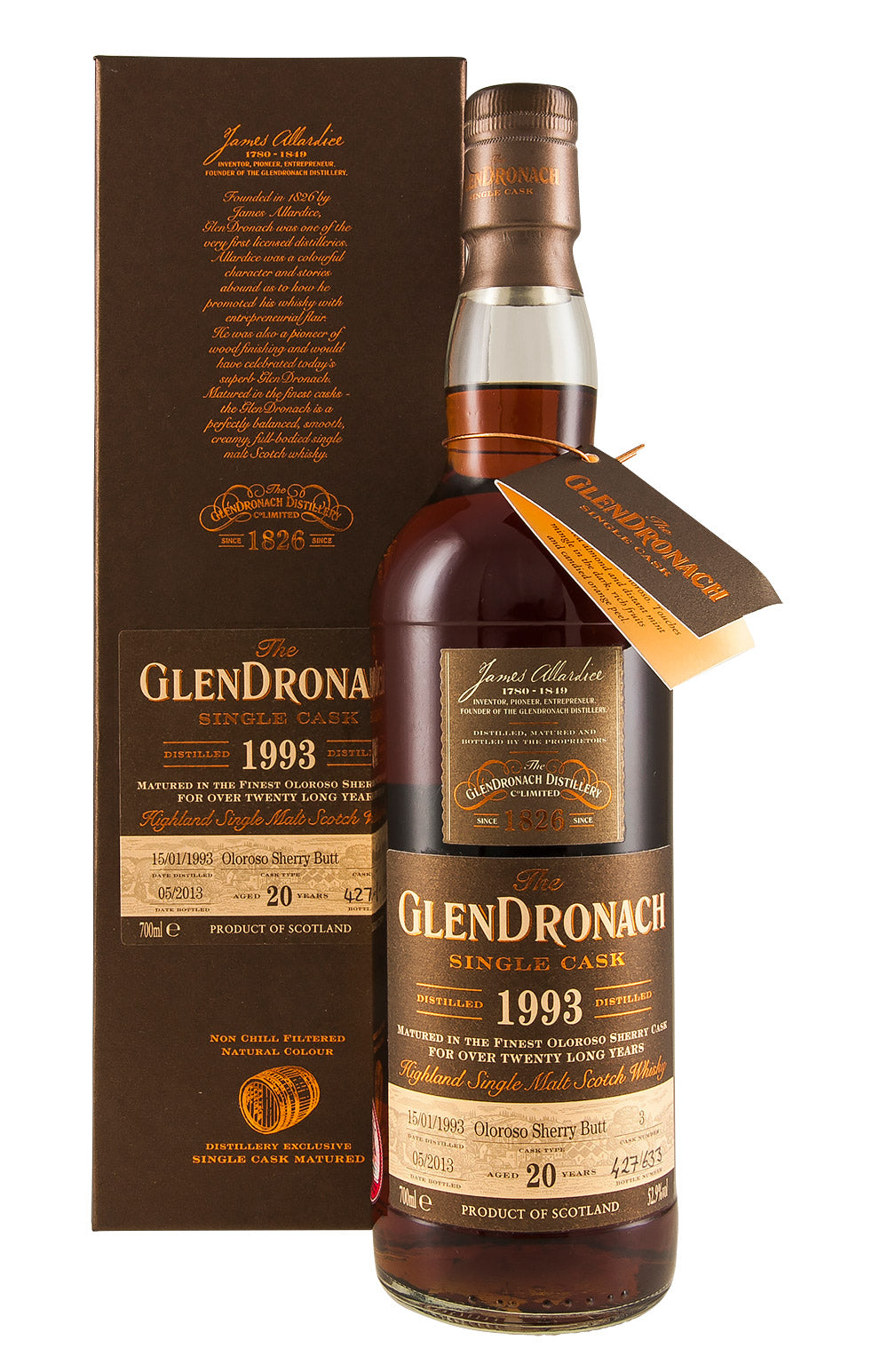 Glendronach Oloroso Cask 3 Batch 8 1993